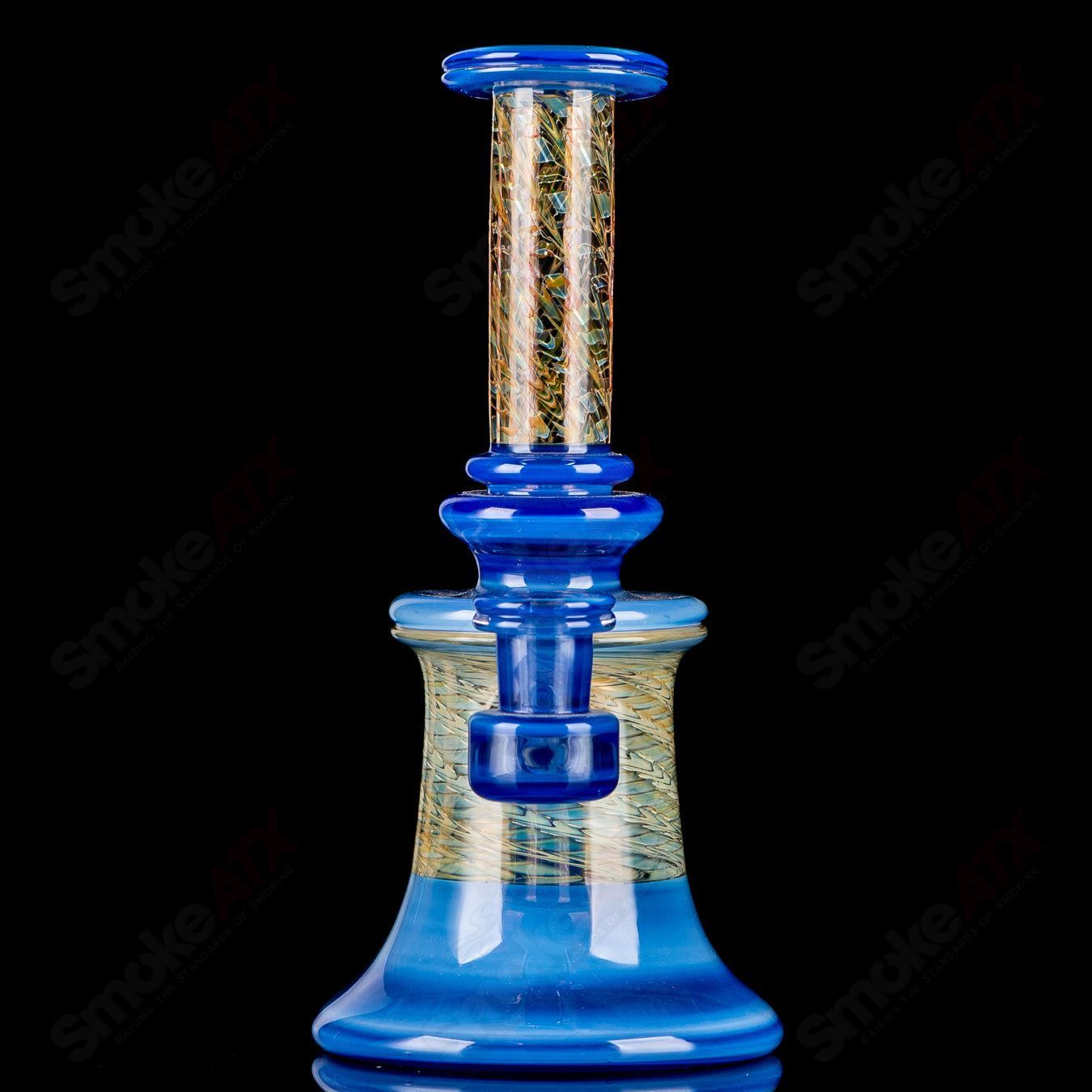 14mm Banger Hanger w Bubble Cap Sonic Seth Jones - Smoke ATX