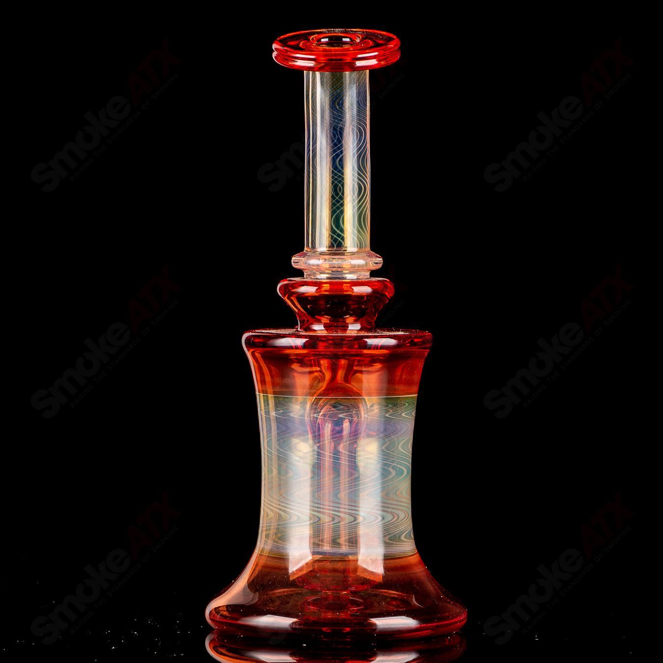 14mm Banger Hanger w Bubble Cap Sunstone Seth Jones - Smoke ATX