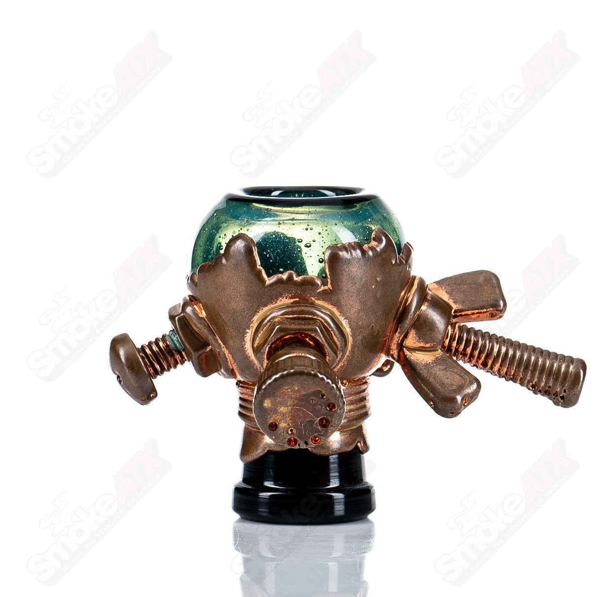 14mm Blue Stardust Electroformed Dome by Snic Glass - Smoke ATX