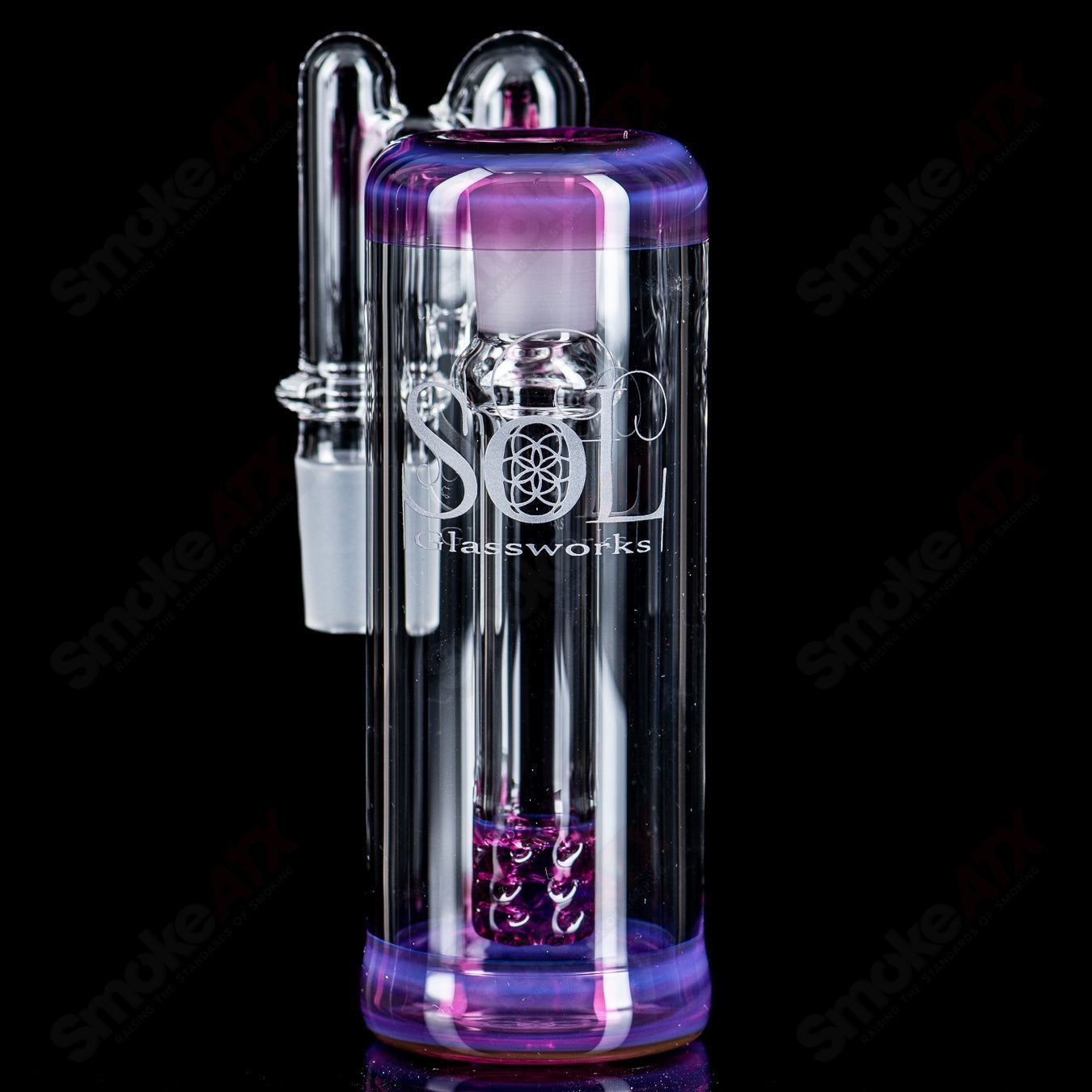 14mm (Royal Jelly) Ash Catcher SOL Glassworks - Smoke ATX