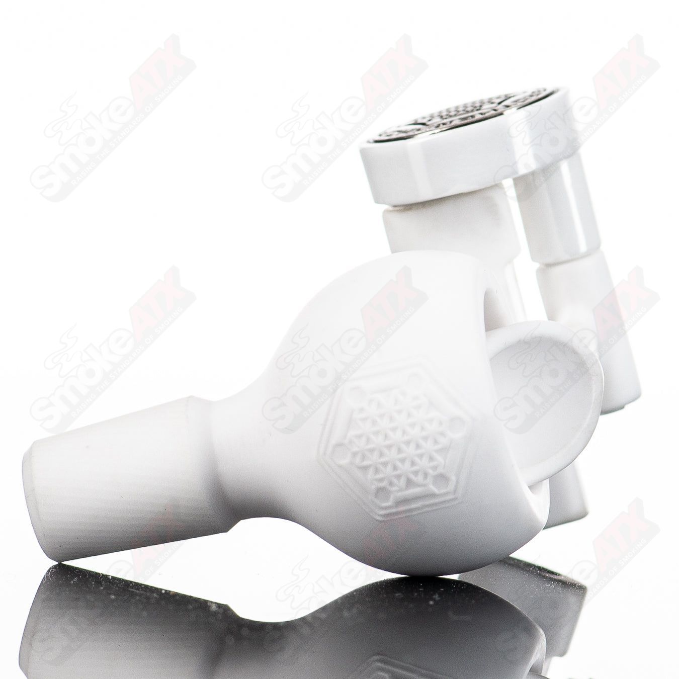 14mm Silver Ceramic Honey Bucket Brothership X HIVE (2nd) - Smoke ATX