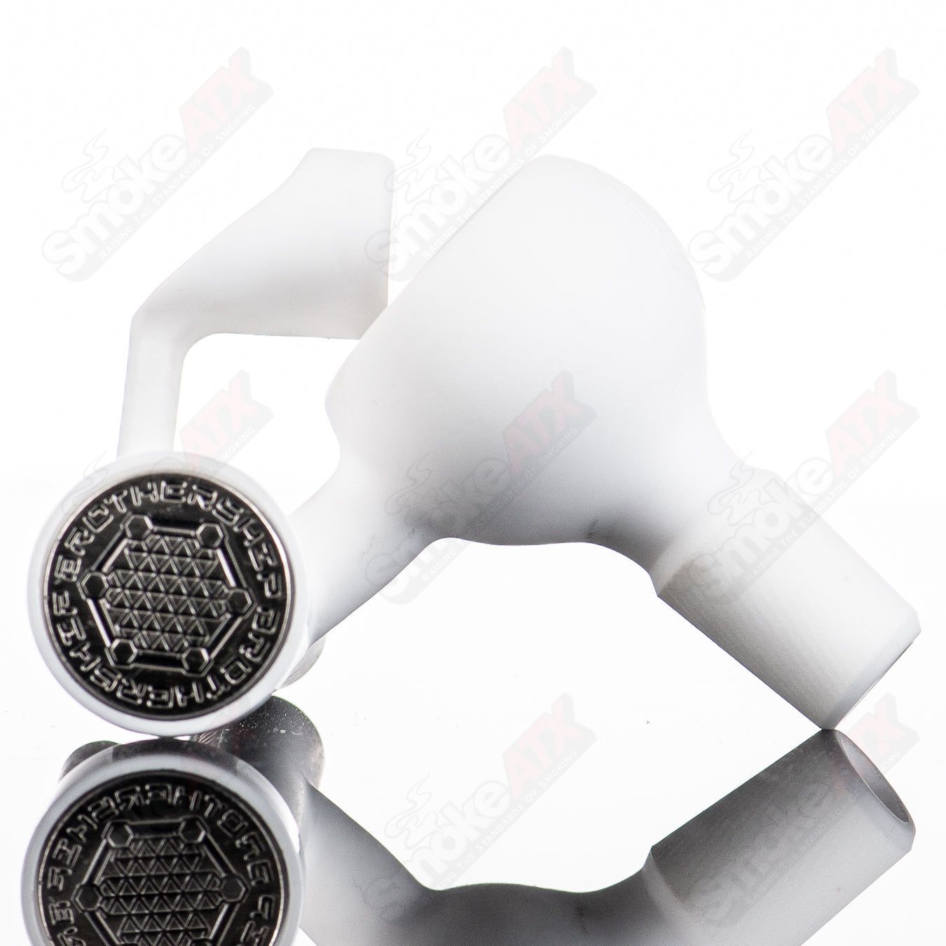 14mm Silver Ceramic Honey Bucket Brothership X HIVE (2nd) - Smoke ATX