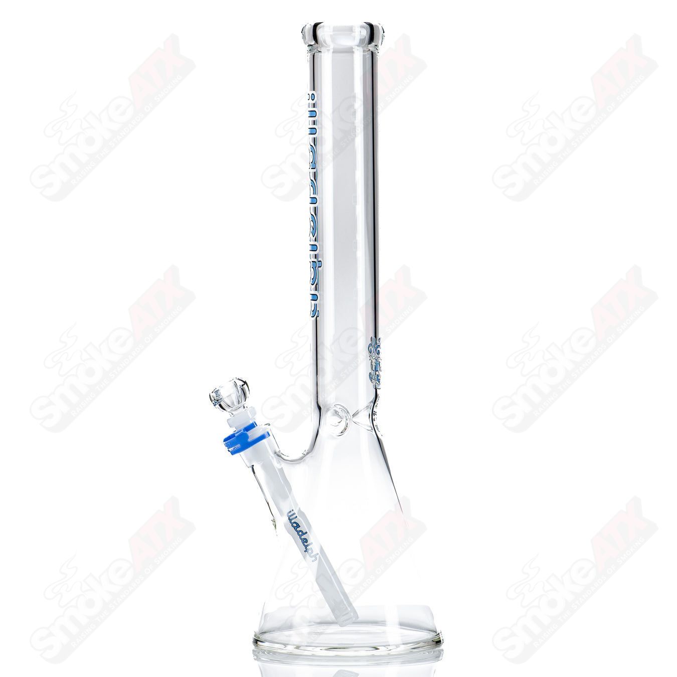 17" 5mm (Blue) Short Beaker Illadelph - Smoke ATX