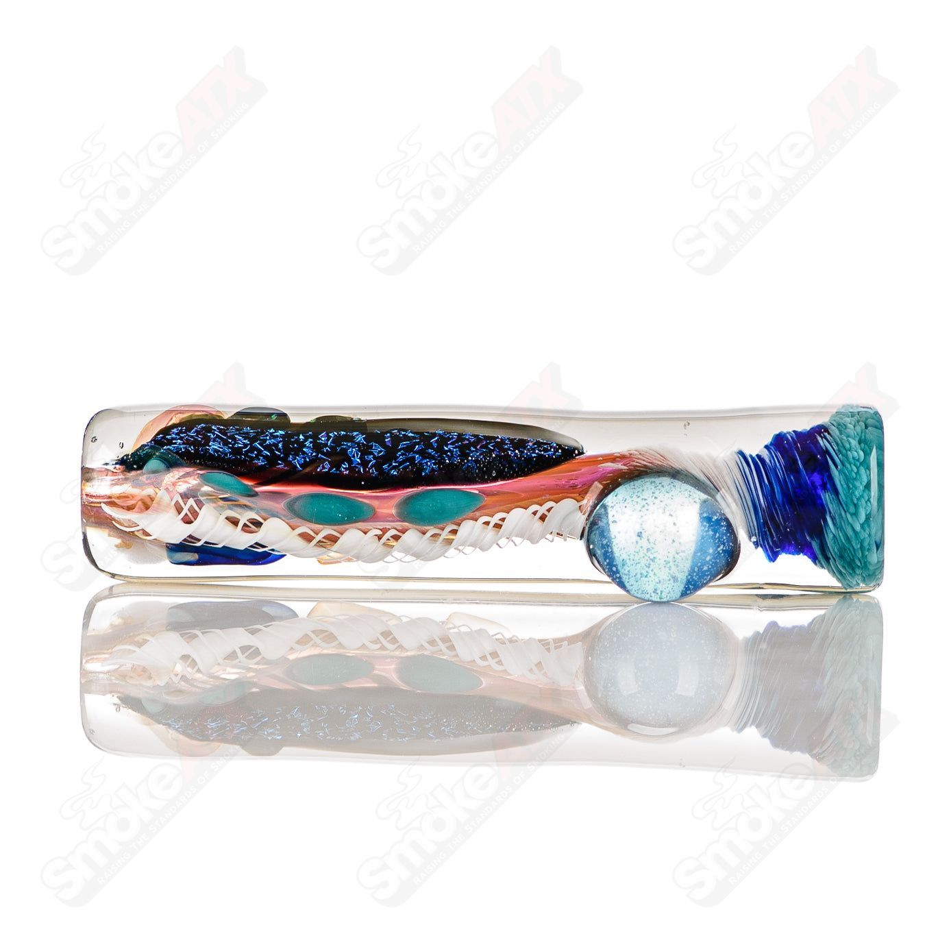 17 Color Worked IO Chillum Jeremy from Oregon - Smoke ATX