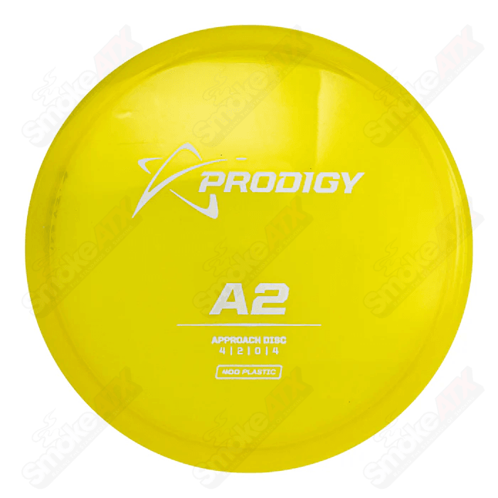 170 - 174g Yellow A2 Approach Disc - 400 Plastic Prodigy Disc - Smoke ATX