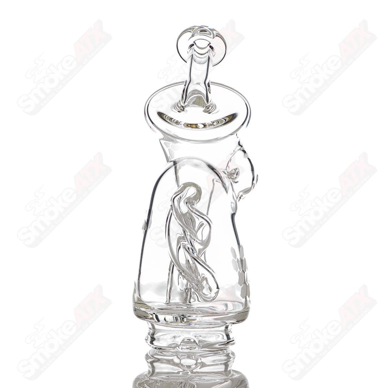 Honeycomb Recyler Top for Peak Pro by Knuckles Glass - Smoke ATX