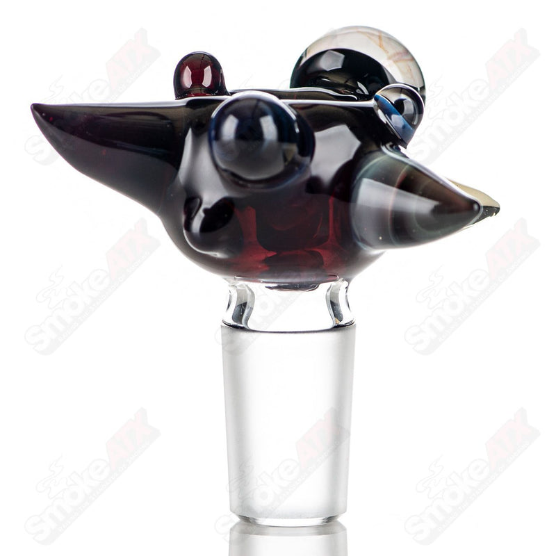 #1 19mm Full Color Worked Horn Milli Bowl JMass