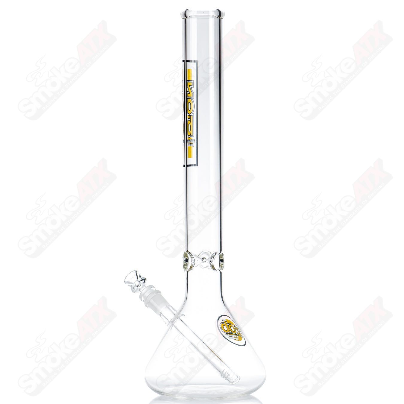 18in OG Beaker (Yellow/Black Label) ZOB - Smoke ATX