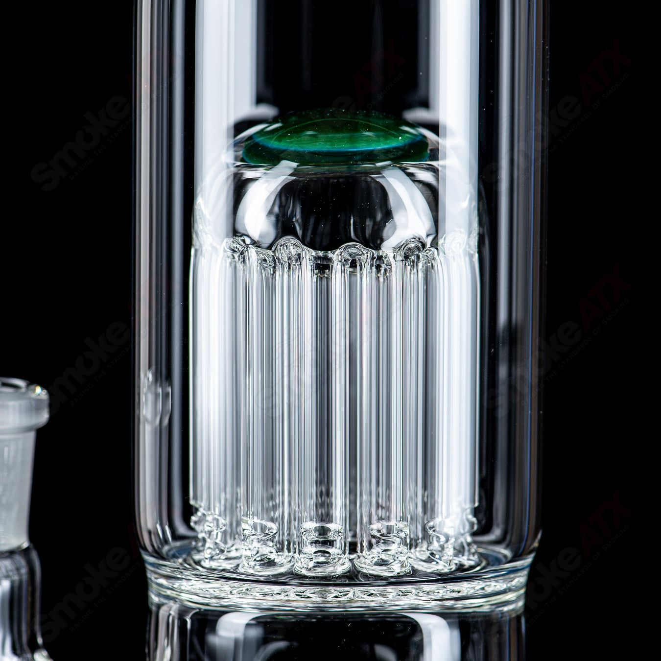18mm 7/13 Arm Perc w Color Cap Toro Glass - Smoke ATX