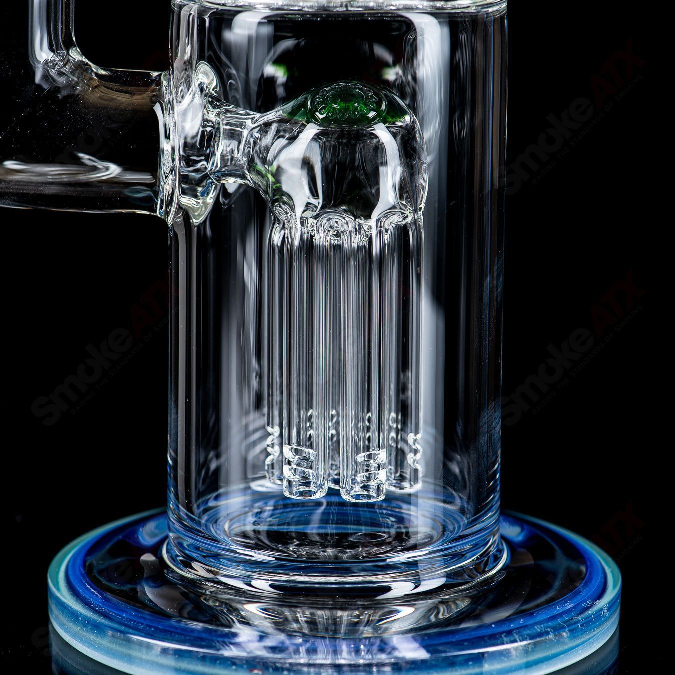 18mm 7/13 Arm Perc w Color Cap Toro Glass - Smoke ATX