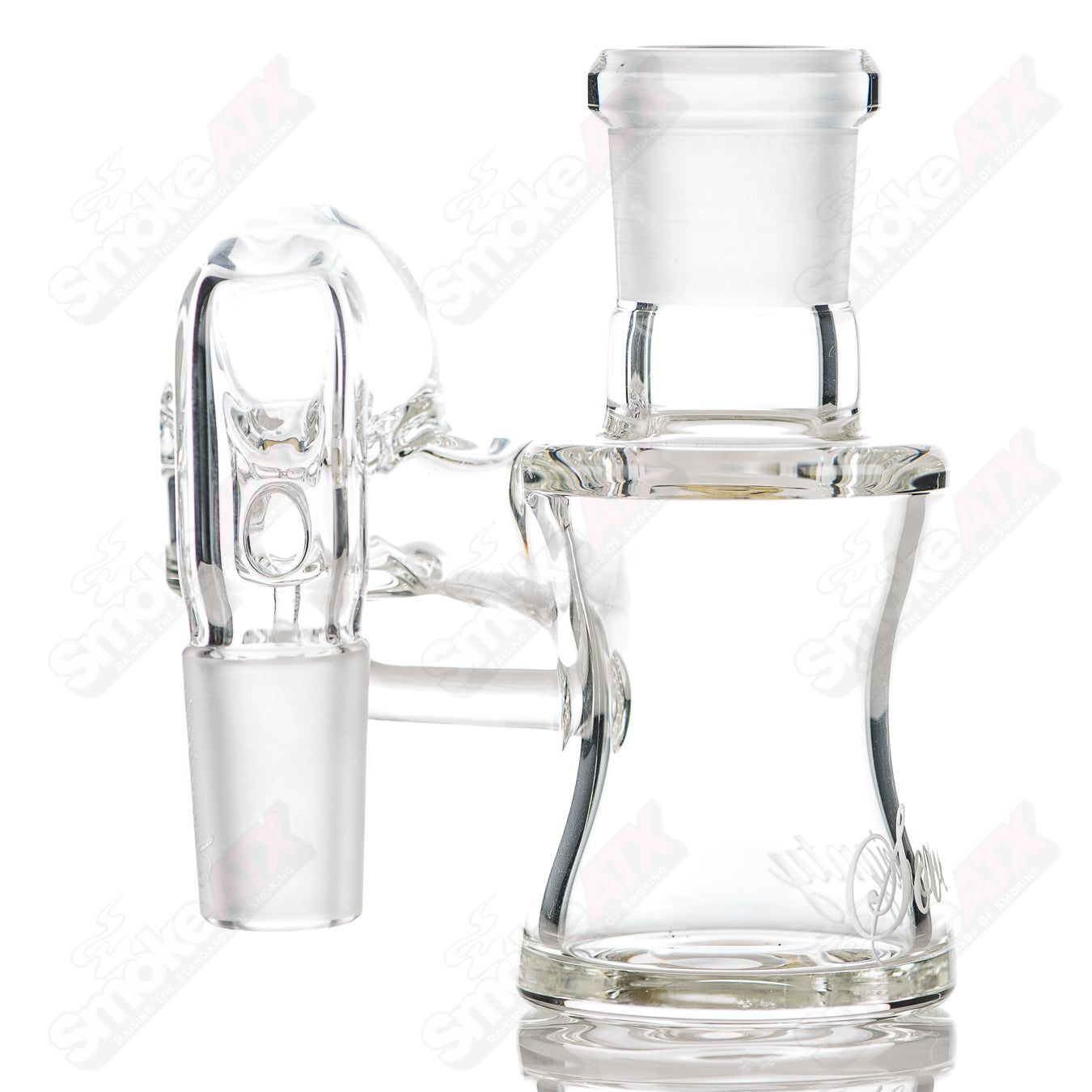 18mm Clear Dry Cleaner Ash Catcher Sovereignty (Bottom Logo) - Smoke ATX