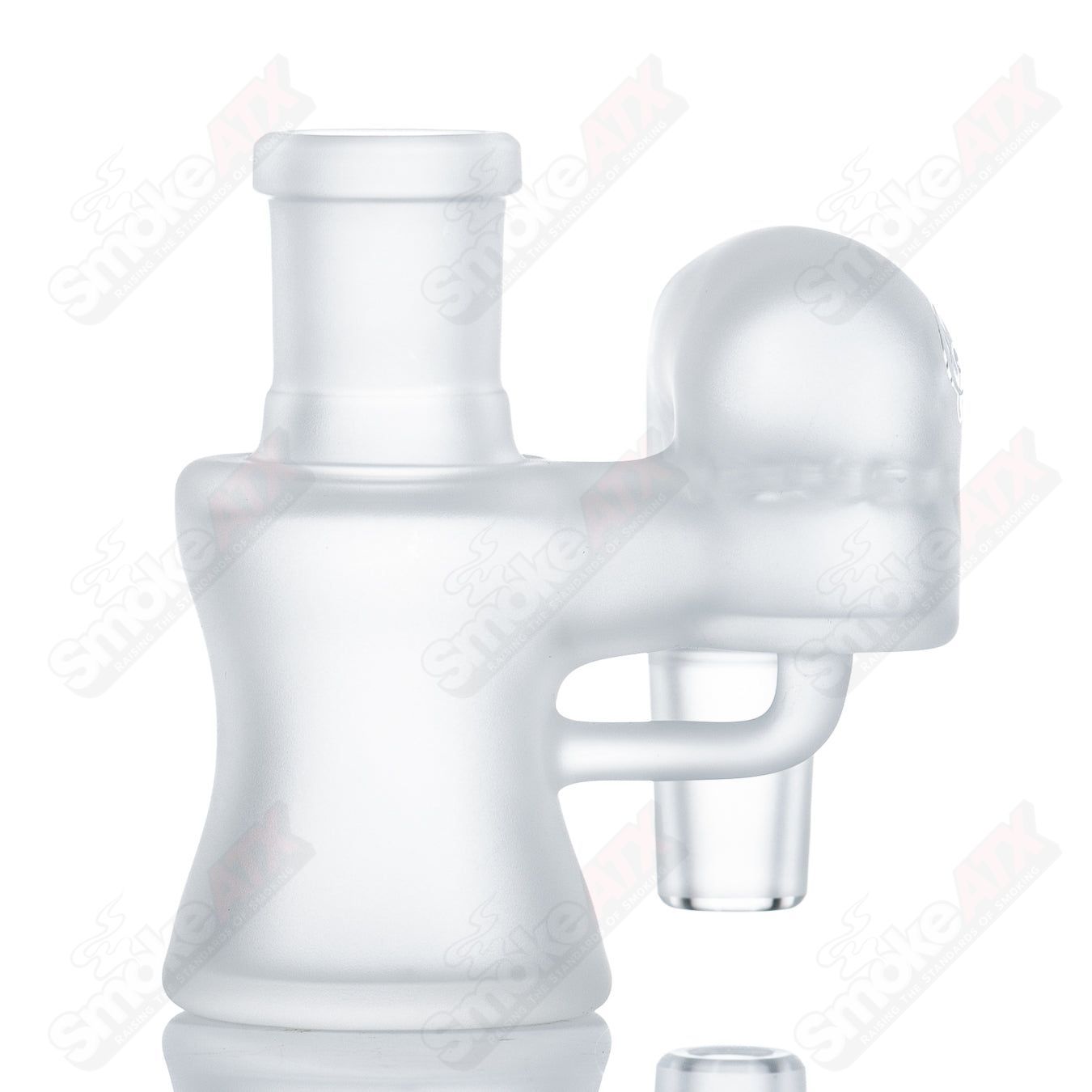 18mm Frosted Dry Cleaner Ash Catcher by Sovereignty Style 2 - Smoke ATX