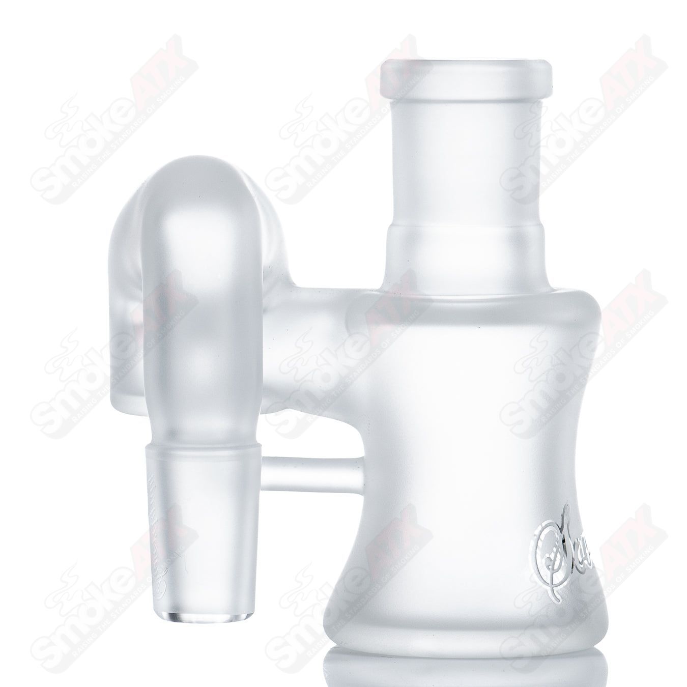 18mm Frosted Dry Cleaner Ash Catcher by Sovereignty Style 5 - Smoke ATX