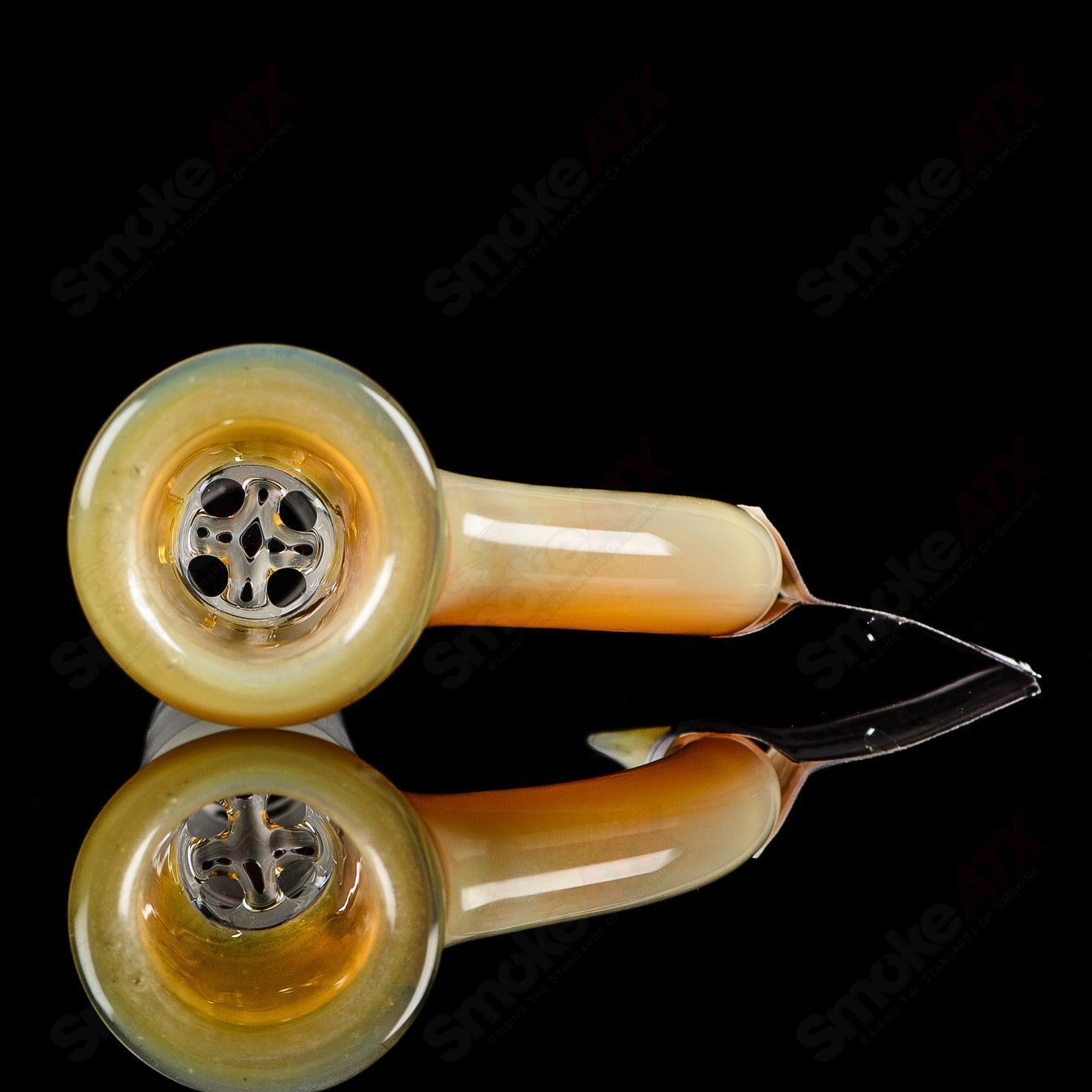 18mm Full Accent Slide (Grease Stain over Creamy White Satin) Sovereignty - Smoke ATX