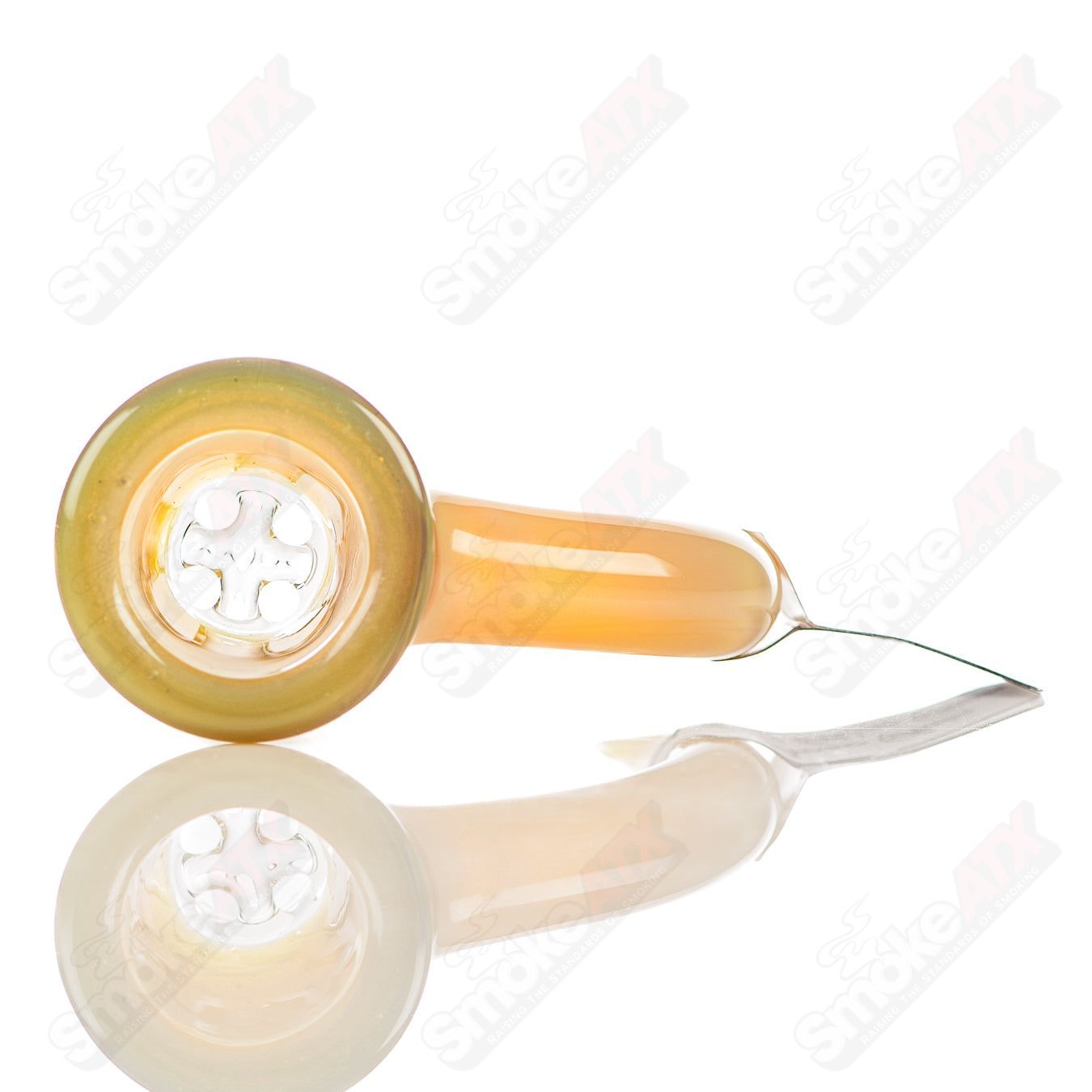 18mm Full Accent Slide (Grease Stain over Creamy White Satin) Sovereignty - Smoke ATX