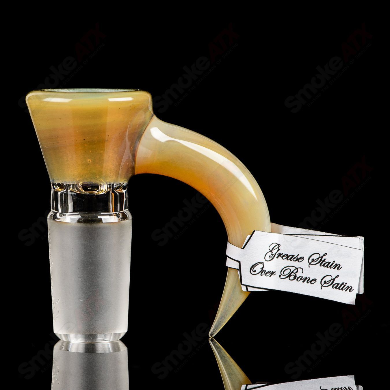 18mm Full Accent Slide (Grease Stain over Creamy White Satin) Sovereignty - Smoke ATX