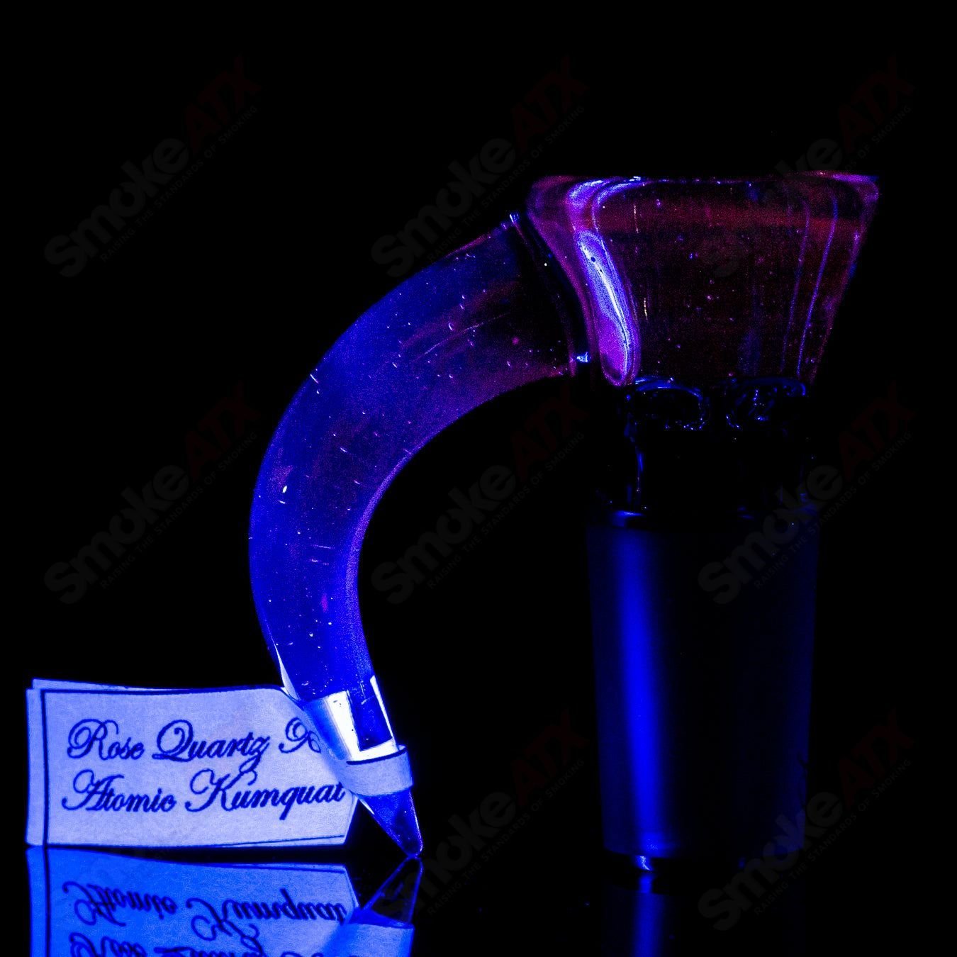 18mm Full Accent Slide (Rose Quartz x Atomic Kumquat) Sovereignty - Smoke ATX