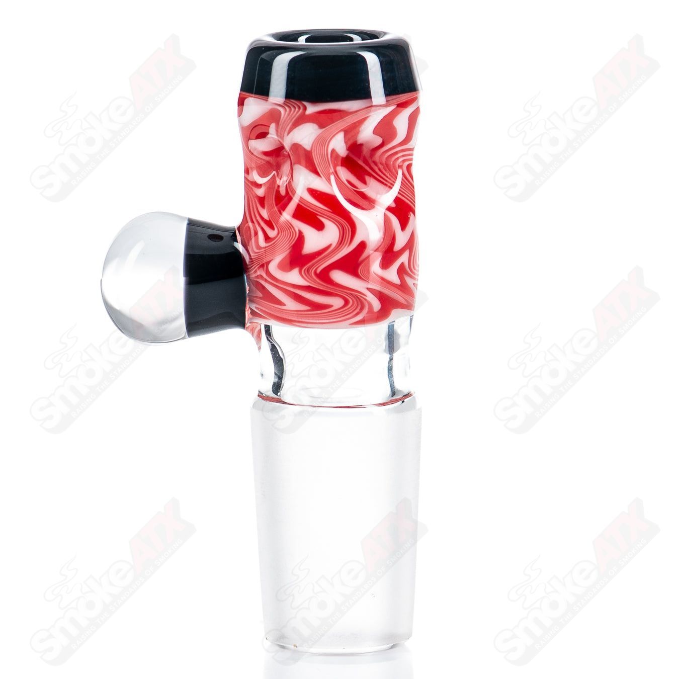 18mm Red/White Slide with Deadpool Millie by Black Tuna - Smoke ATX