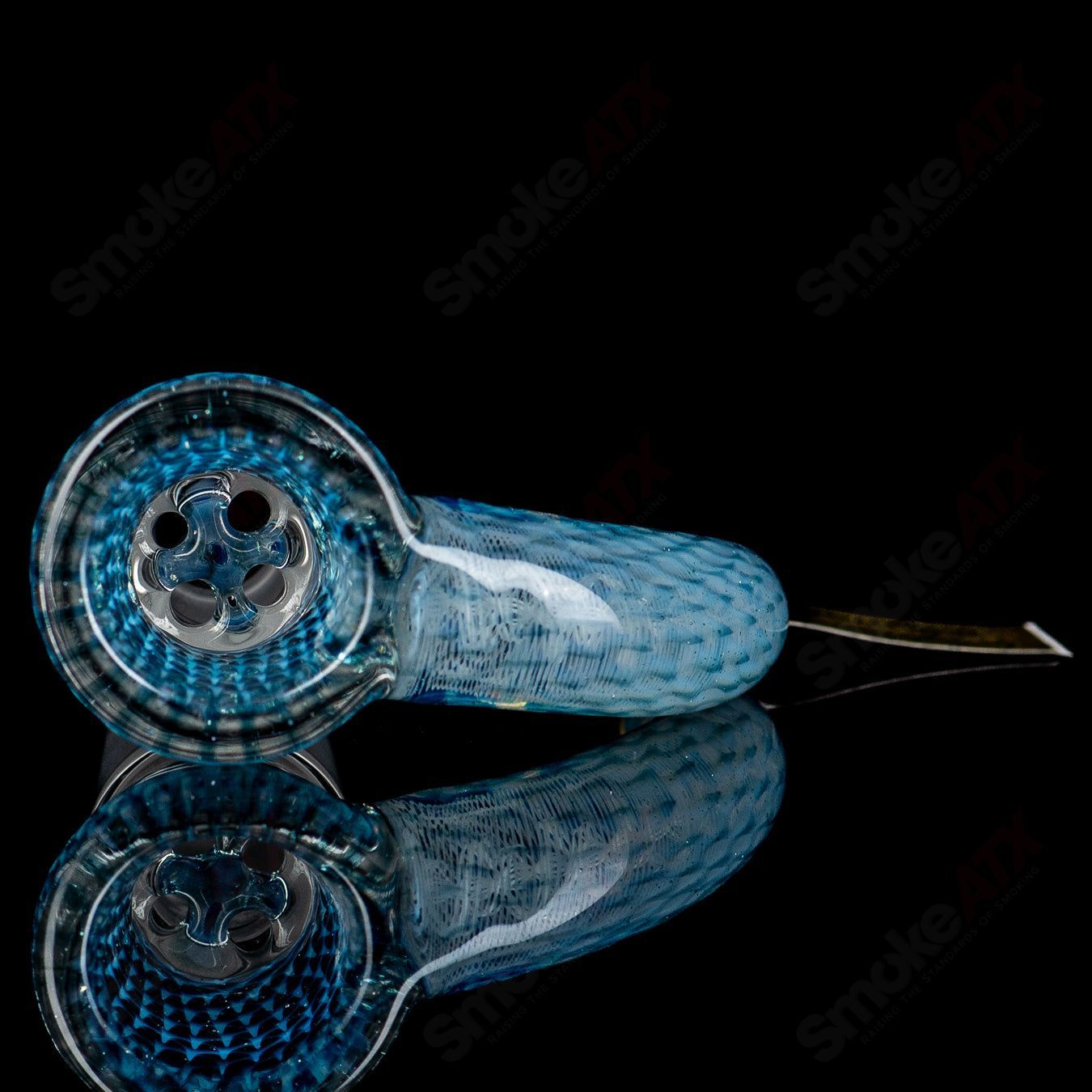 18mm Stephen C. Clear Joint Slide (Blue HoneyComb) Sovereignty - Smoke ATX 