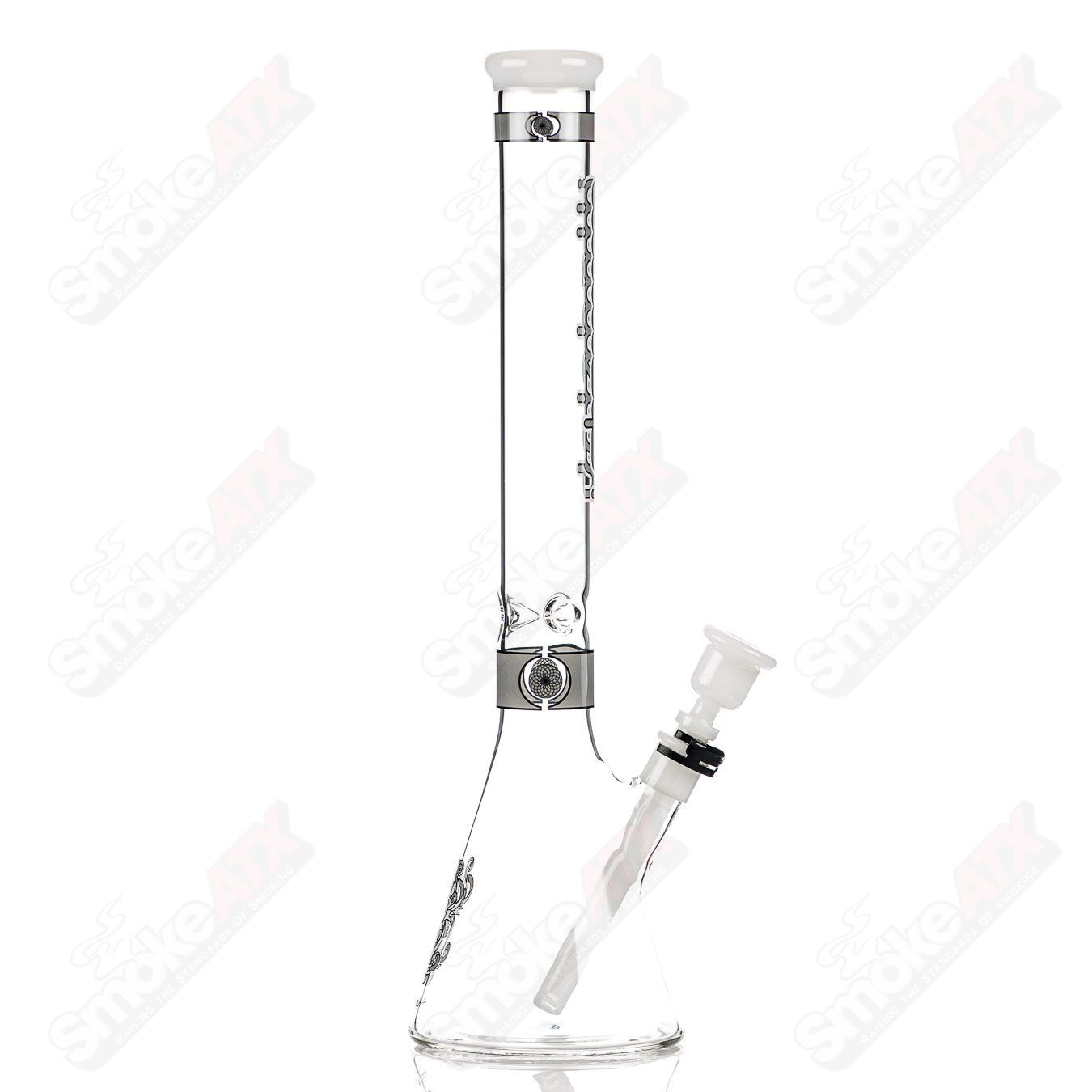 19" (Gray) Signature Series Medium Beaker Illadelph - Smoke ATX