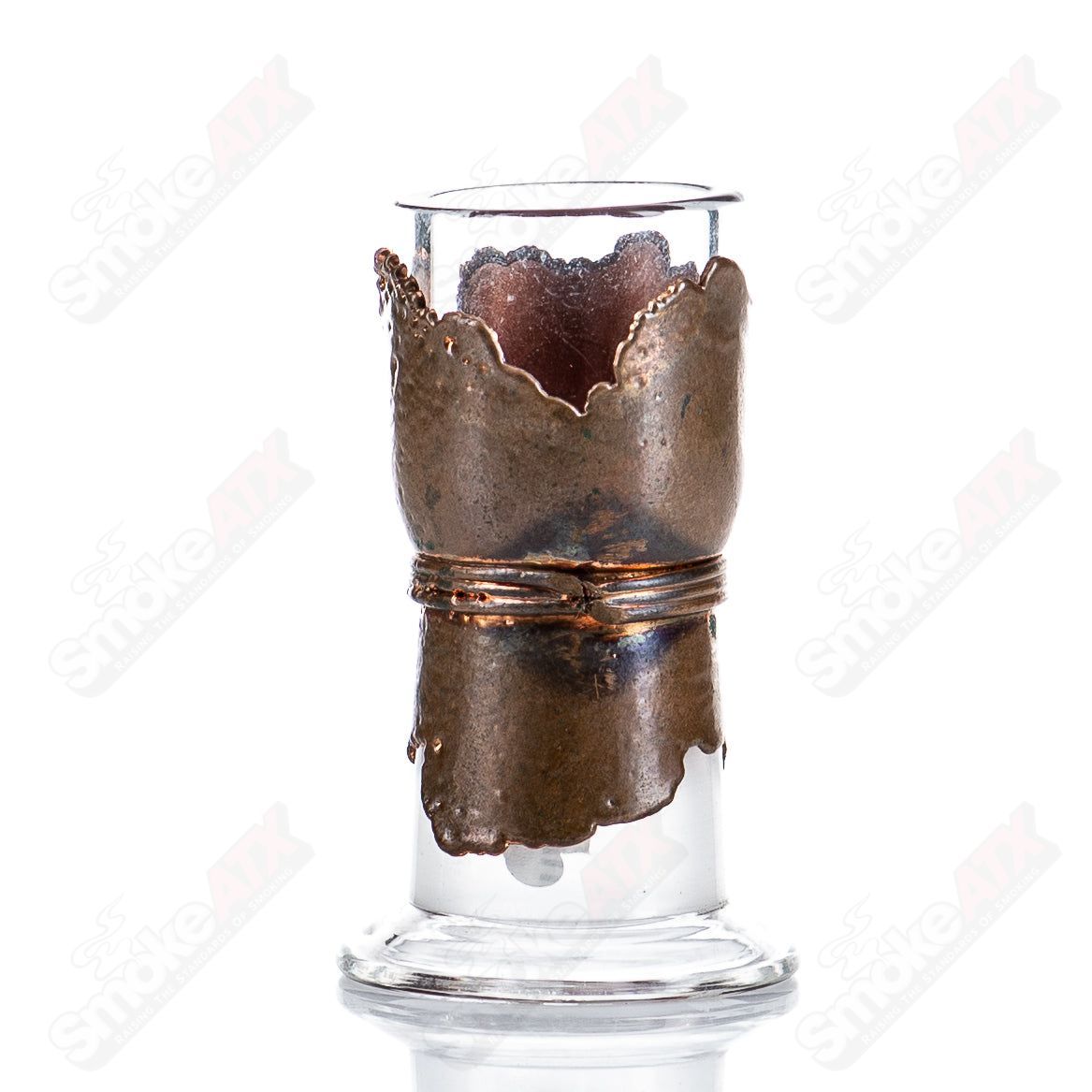 19mm Plain Electroformed Dome by Snic Glass - Smoke ATX