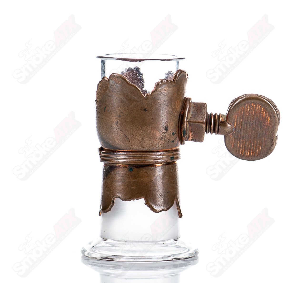 19mm Plain Electroformed Dome by Snic Glass - Smoke ATX