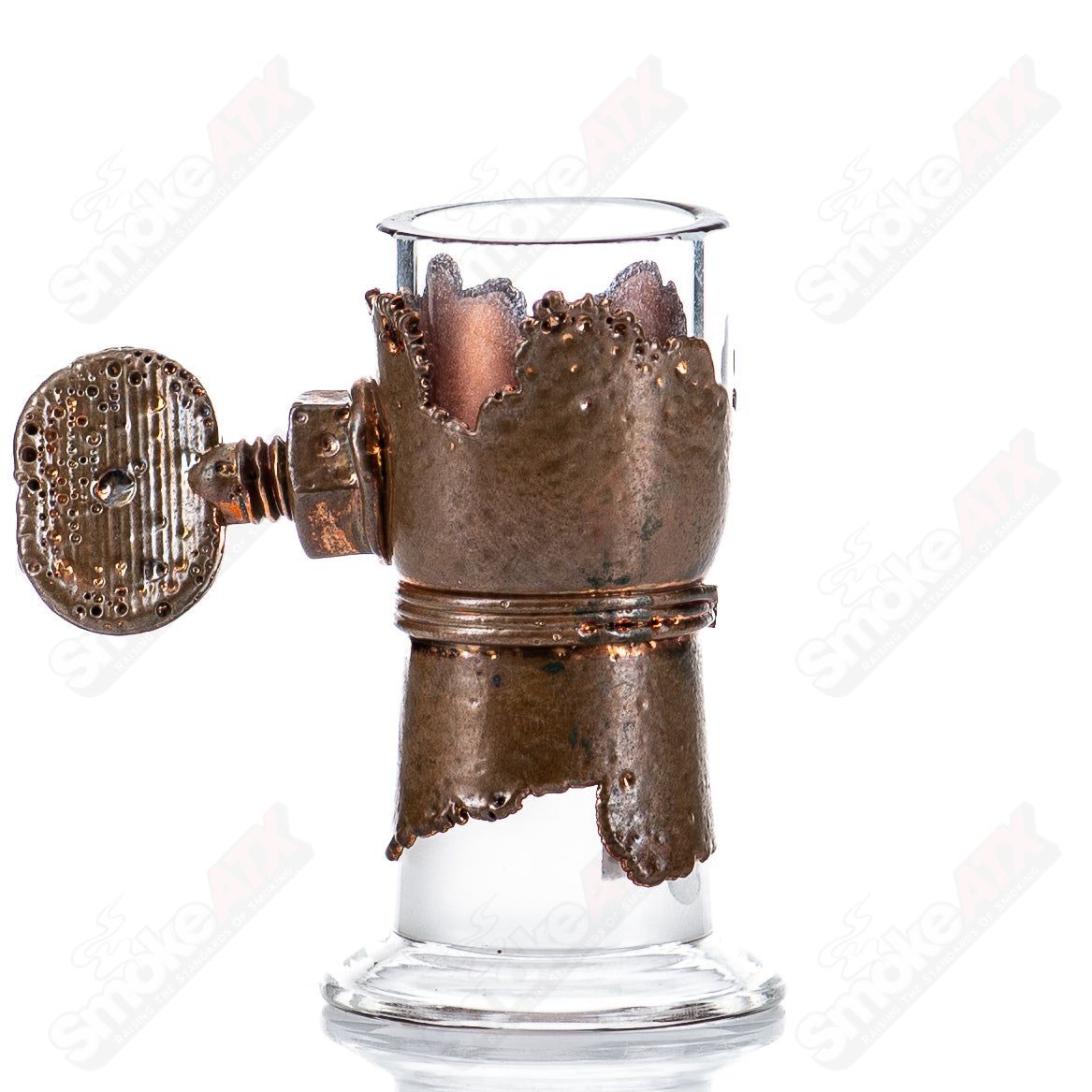 19mm Plain Electroformed Dome by Snic Glass - Smoke ATX