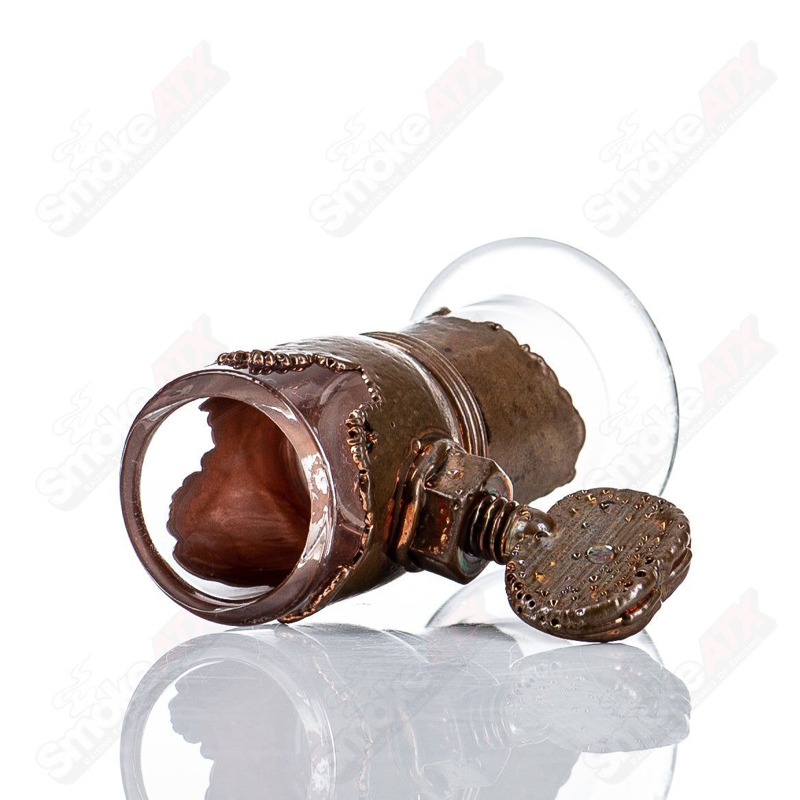 19mm Plain Electroformed Dome by Snic Glass - Smoke ATX