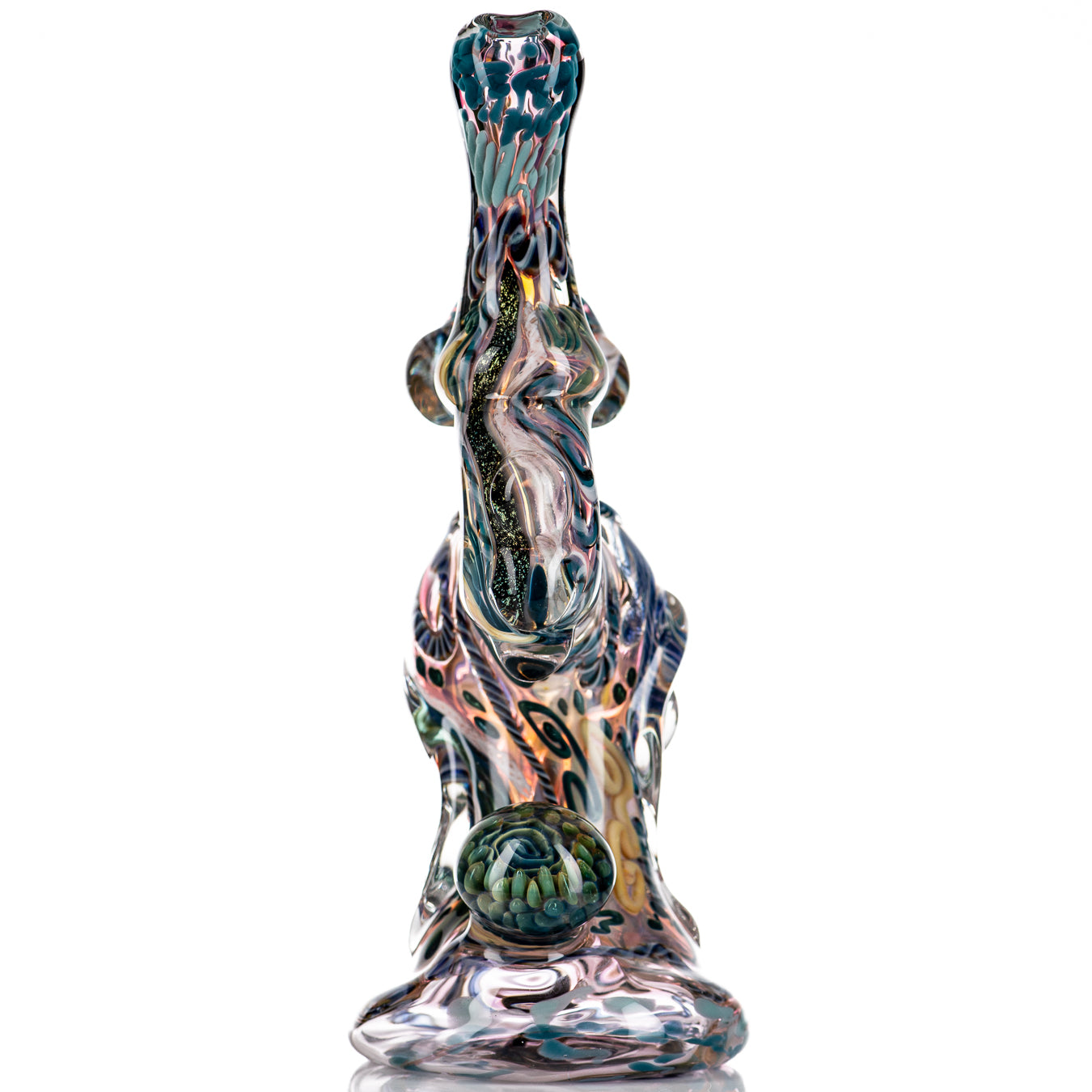 ISO Chaos Sherlock Bubbler w/14mm Bowl by Molten - Smoke ATX 
