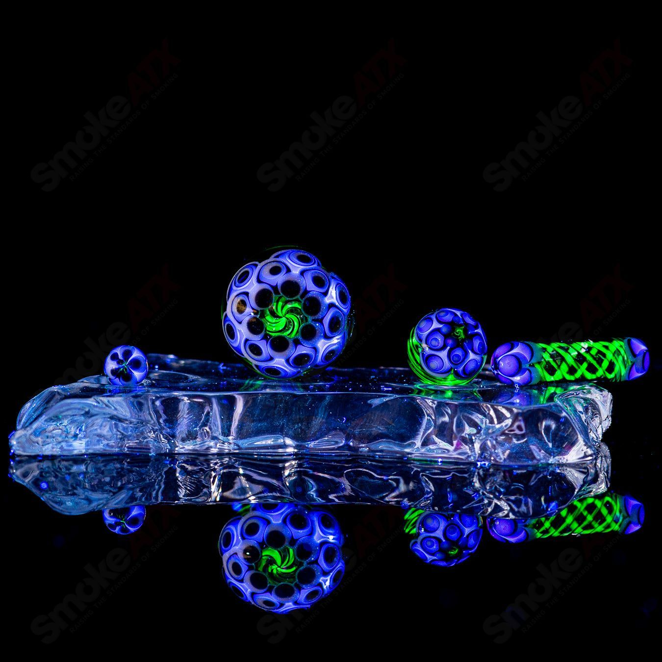 #1 UV Dotstack Slurper Set Indo Glass