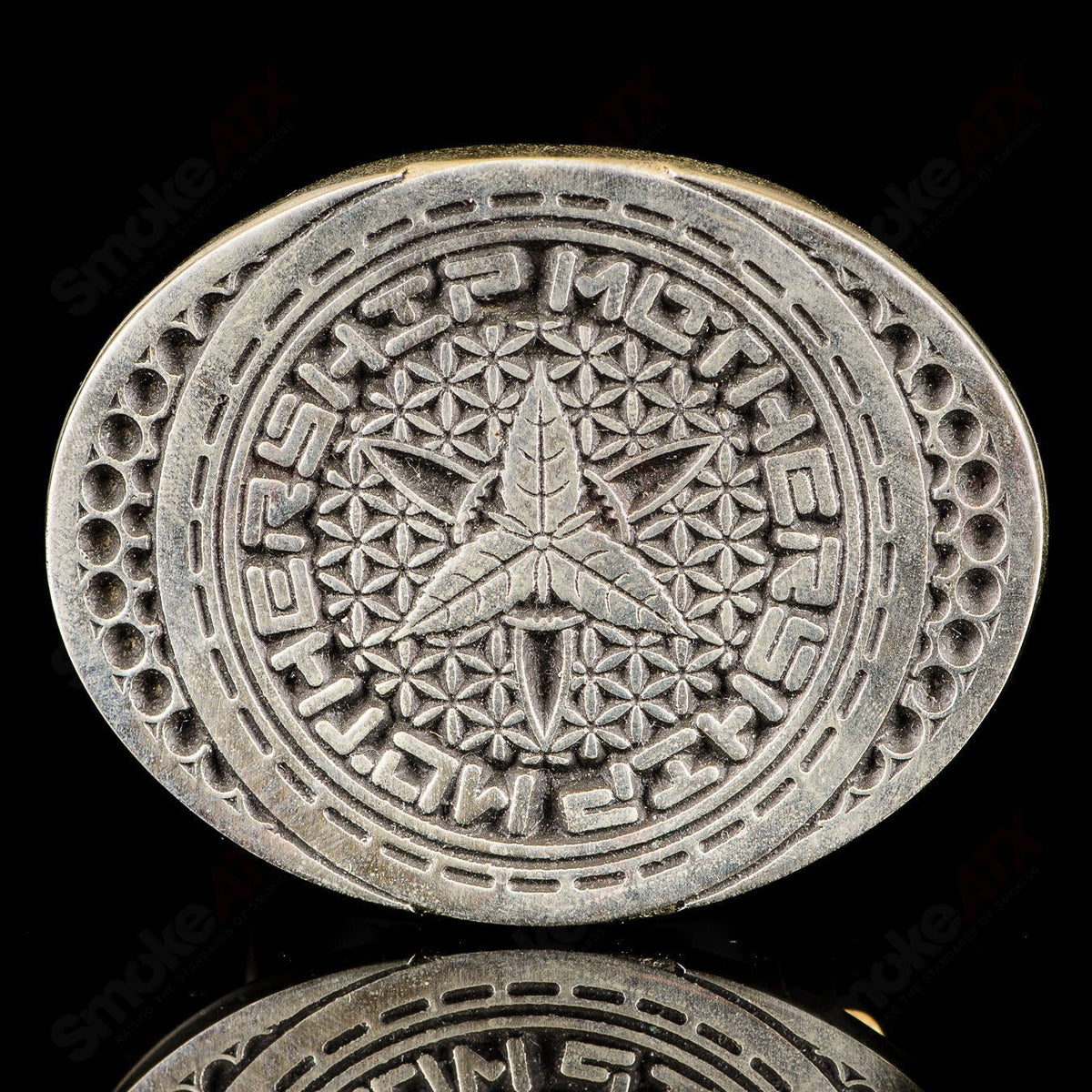 Silver Tone Belt Buckle Mothership | Smoke ATX Silver Tone Belt Buckle Mothership | Smoke ATX