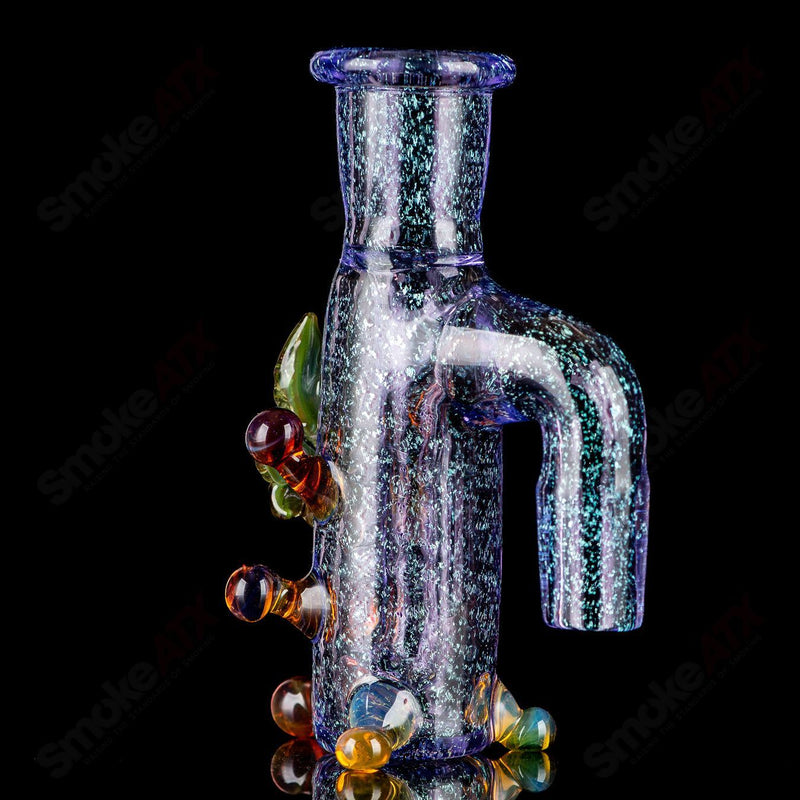 Purple Dichro Ash Catcher (UV Leaf) Mr. Gray - Smoke ATX