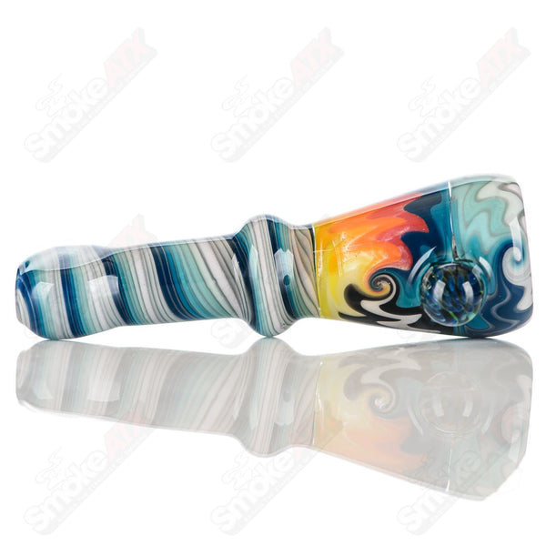 #3 Wig Wag Chillum Katy Wright Glass - Smoke ATX