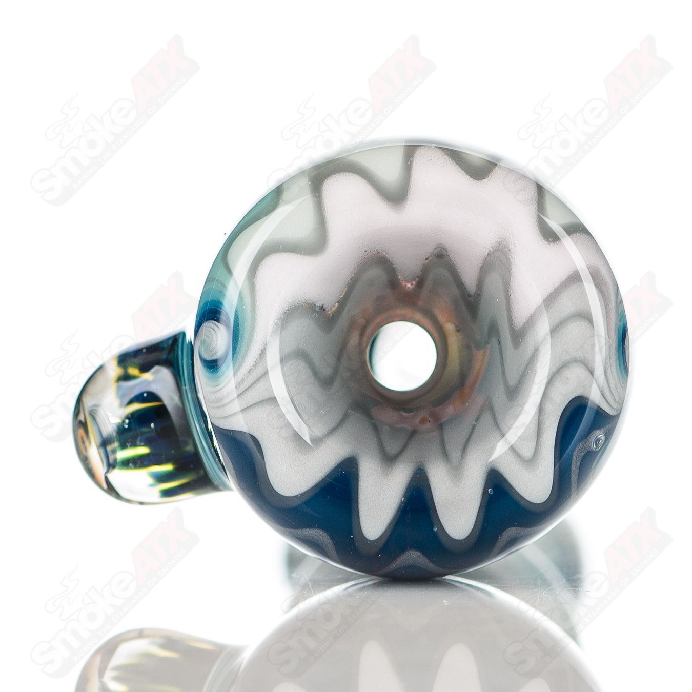 #3 Wig Wag Chillum Katy Wright Glass - Smoke ATX