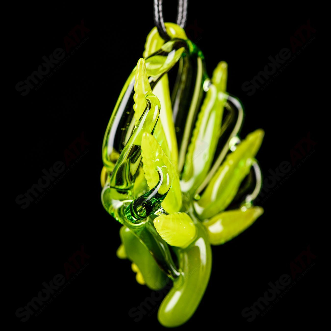 Lace Face Warrior Goddess Pendant (#210) - Smoke ATX