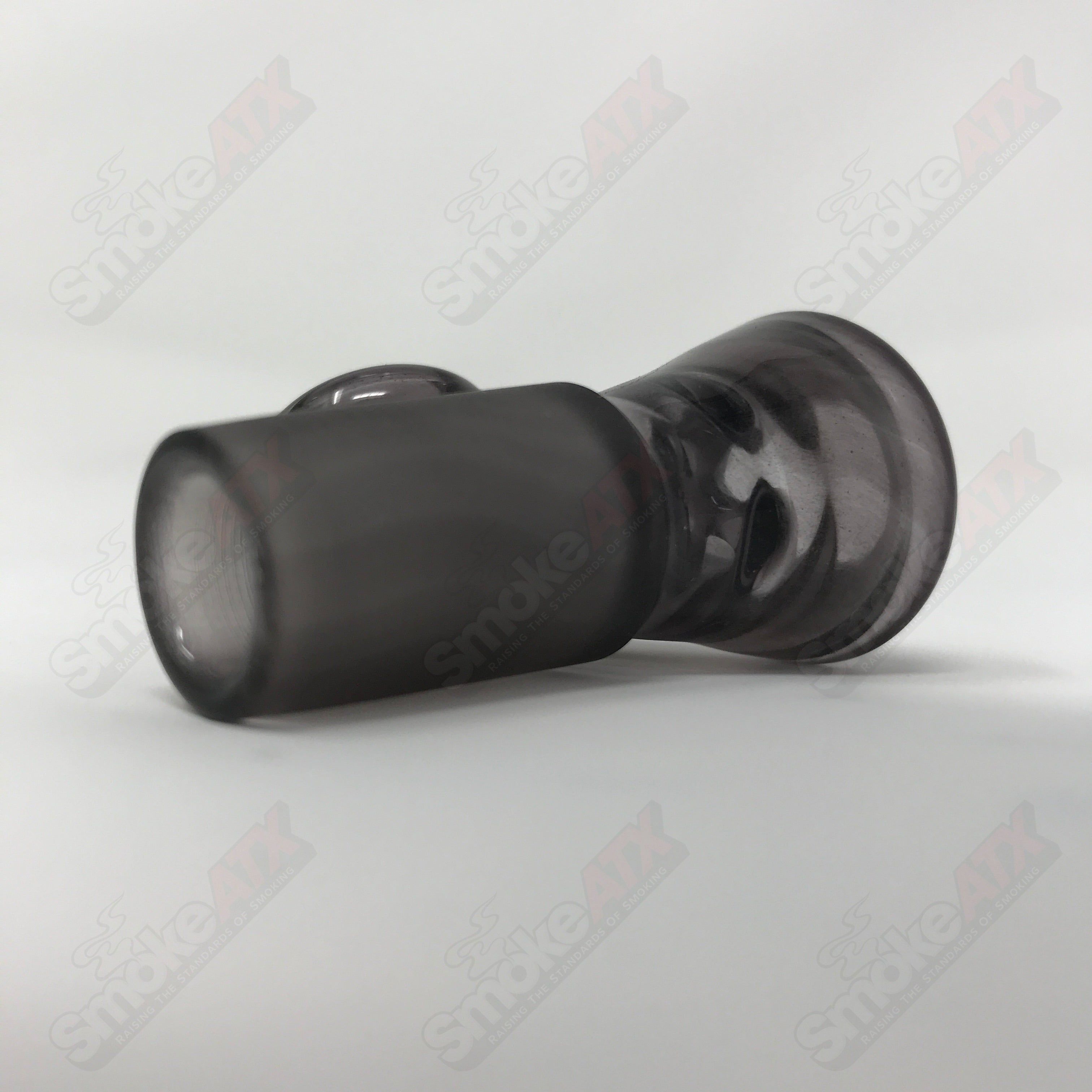 Black Ice UV Black T Glass 18mm Fully Worked Slide #2 - Smoke ATX