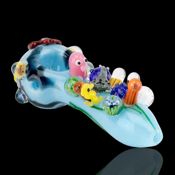 EMPIRE GLASSWORKS - SPOON PIPE - GREAT BARRIER REEF - Smoke ATX