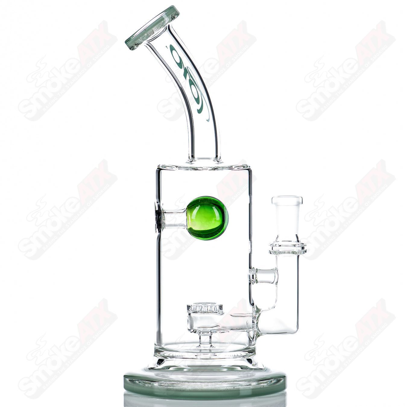 2 10mm Jet Perc Full Color Ball by Toro Glass - Smoke ATX