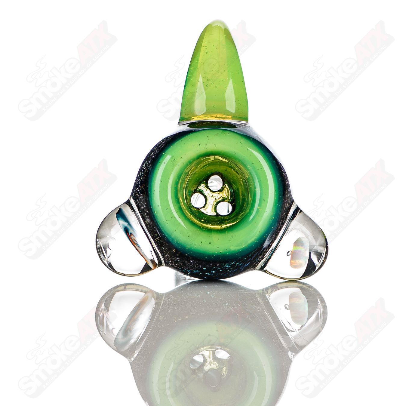 2 14mm Color Worked Slide Bowl Jeremy from Oregon - Smoke ATX