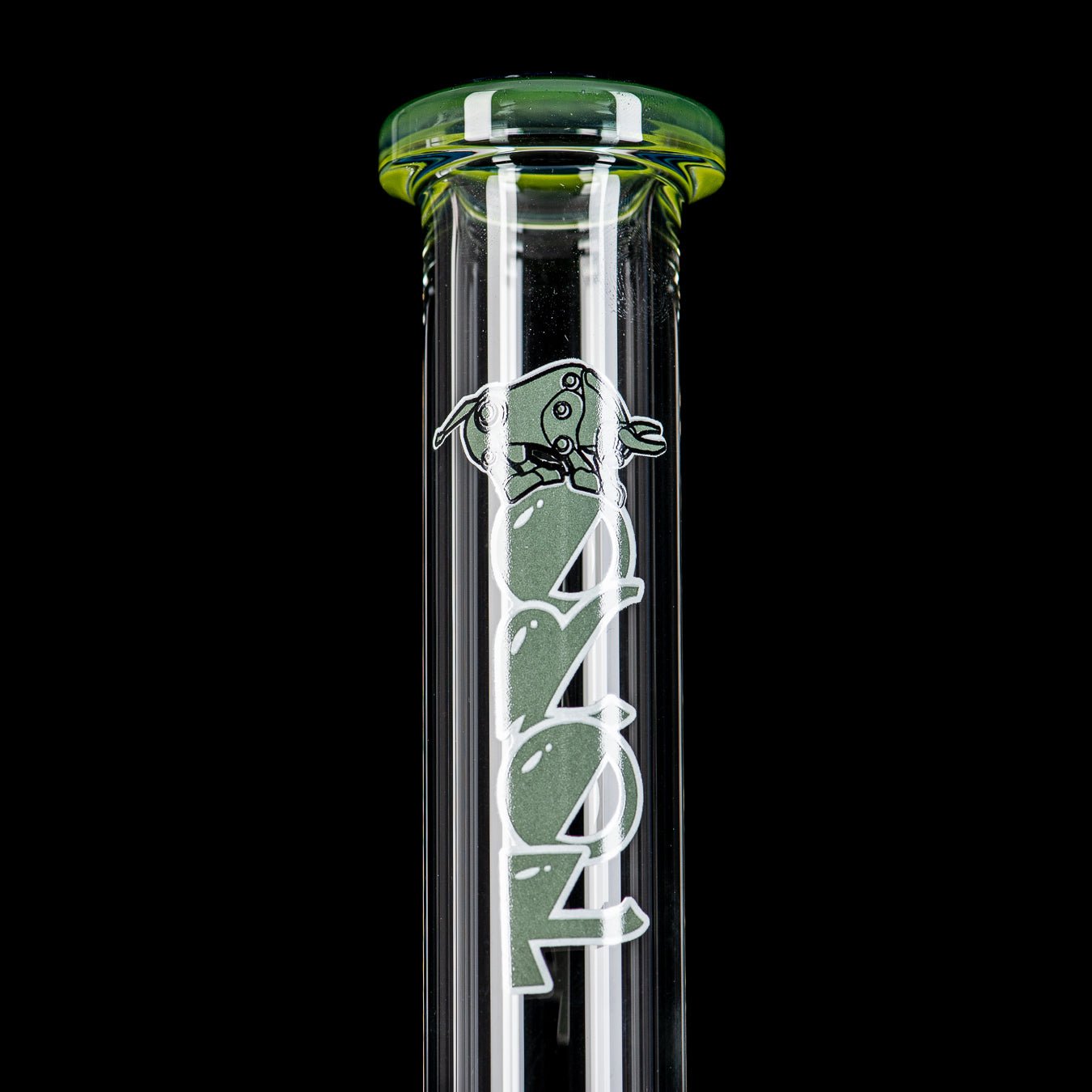 2 14mm Mini 7/13 Arm Perc w/ Colored Caps Toro Glass - Smoke ATX