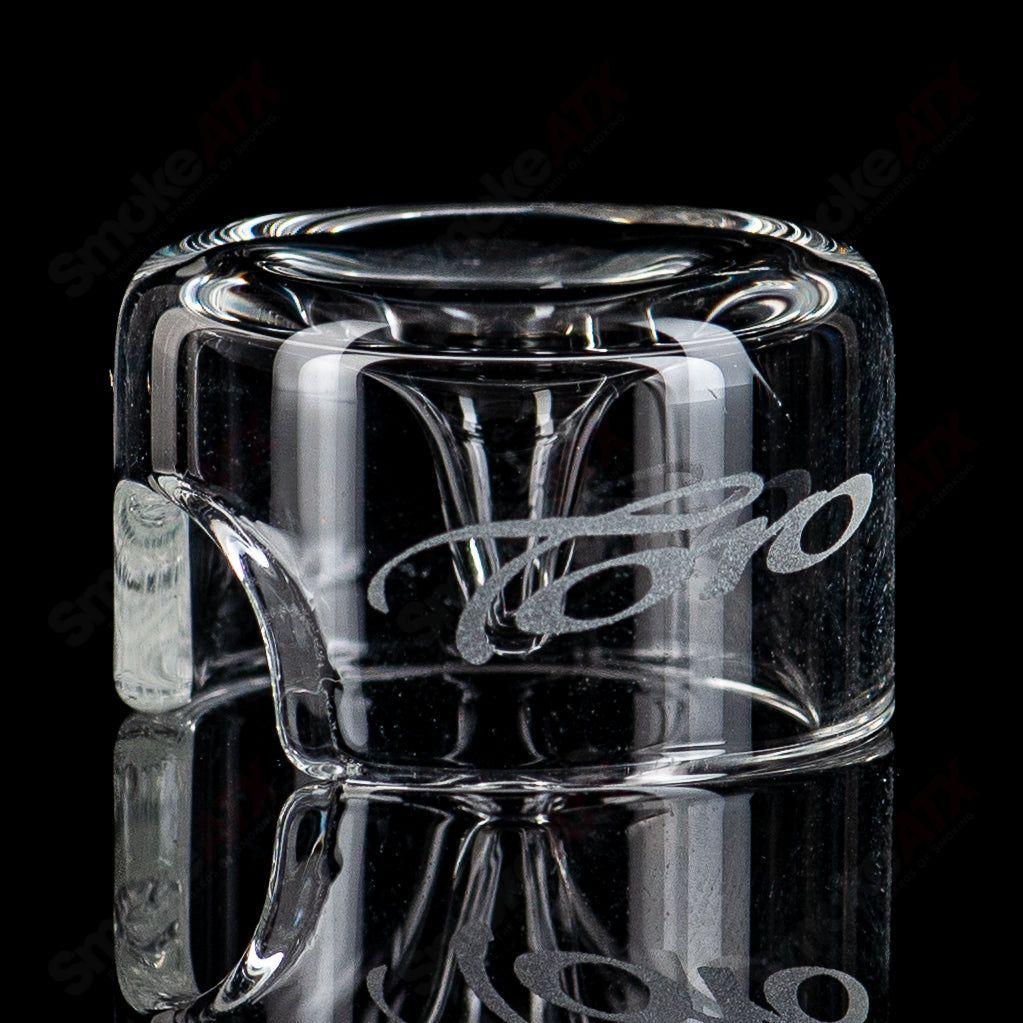 2 25mm Clear UFO Cap by Toro Glass - Smoke ATX
