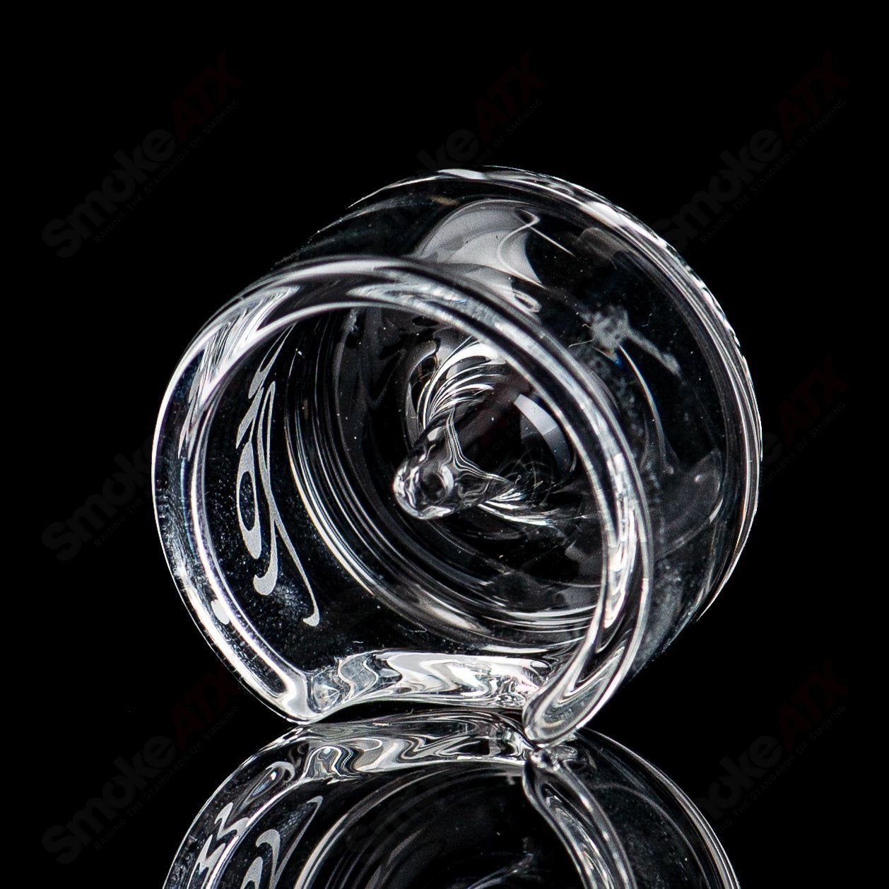 2 25mm Clear UFO Cap by Toro Glass - Smoke ATX