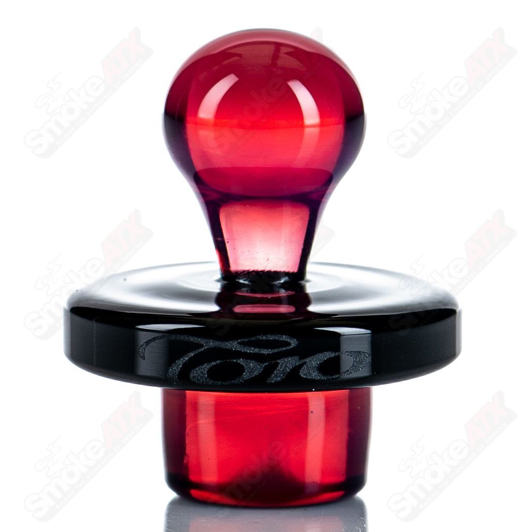 2 25mm Color UFO Cap by Toro Glass - Smoke ATX