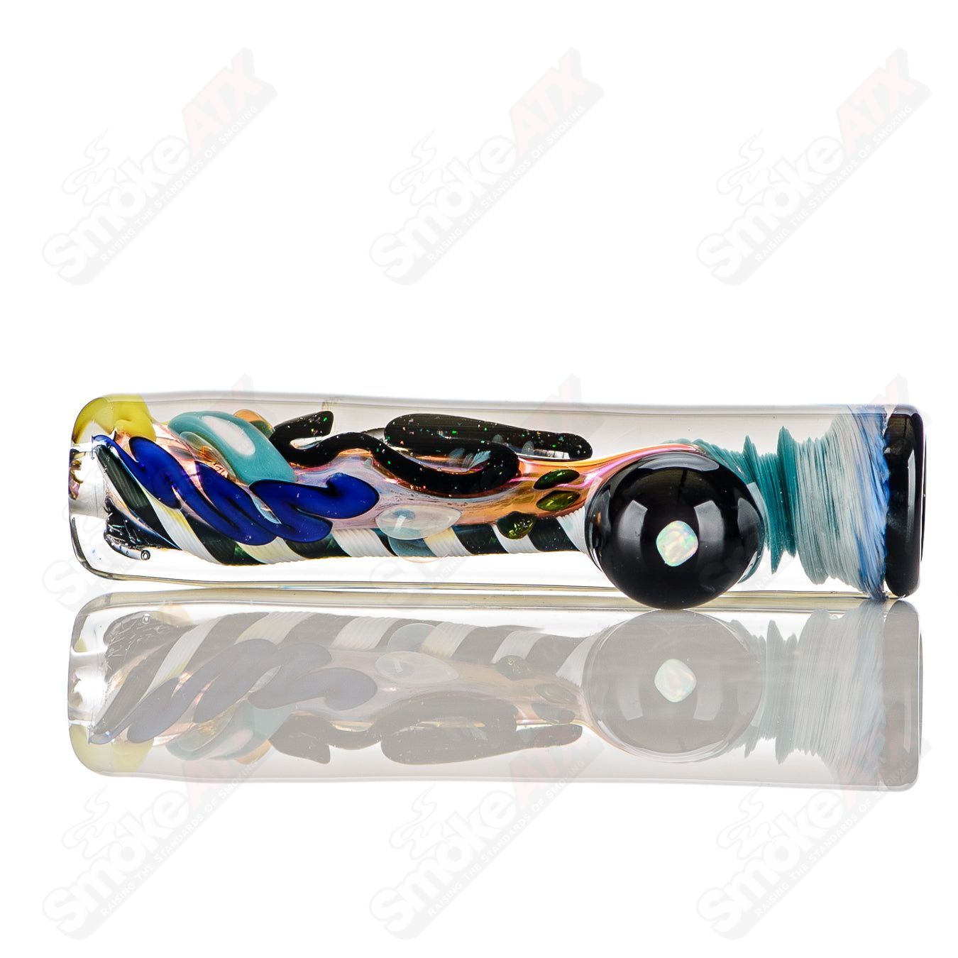 2 Color Worked IO Chillum Jeremy from Oregon - Smoke ATX