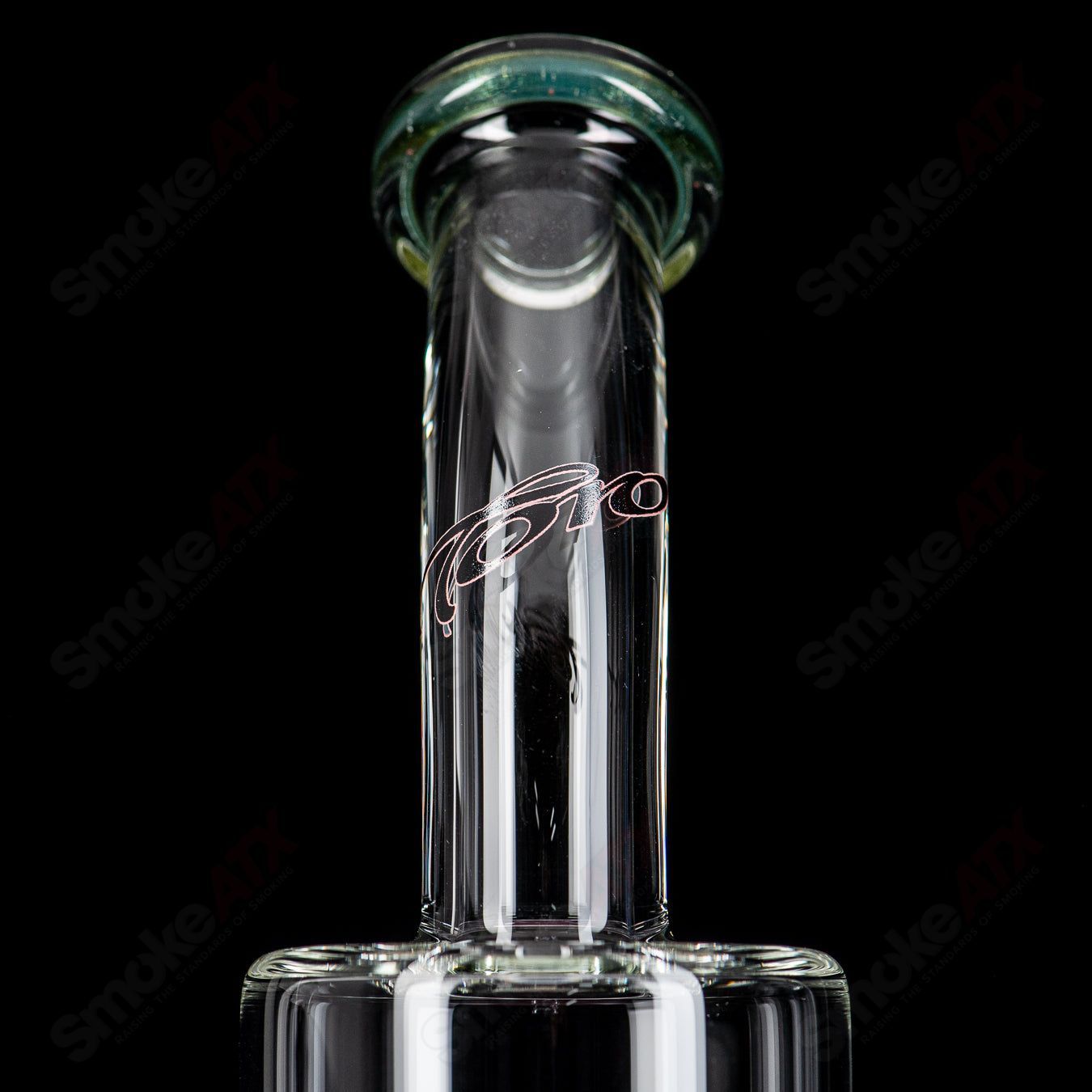 2 Double Micro 13/13 Arm Perc w/ Colored Caps by Toro Glass - Smoke ATX