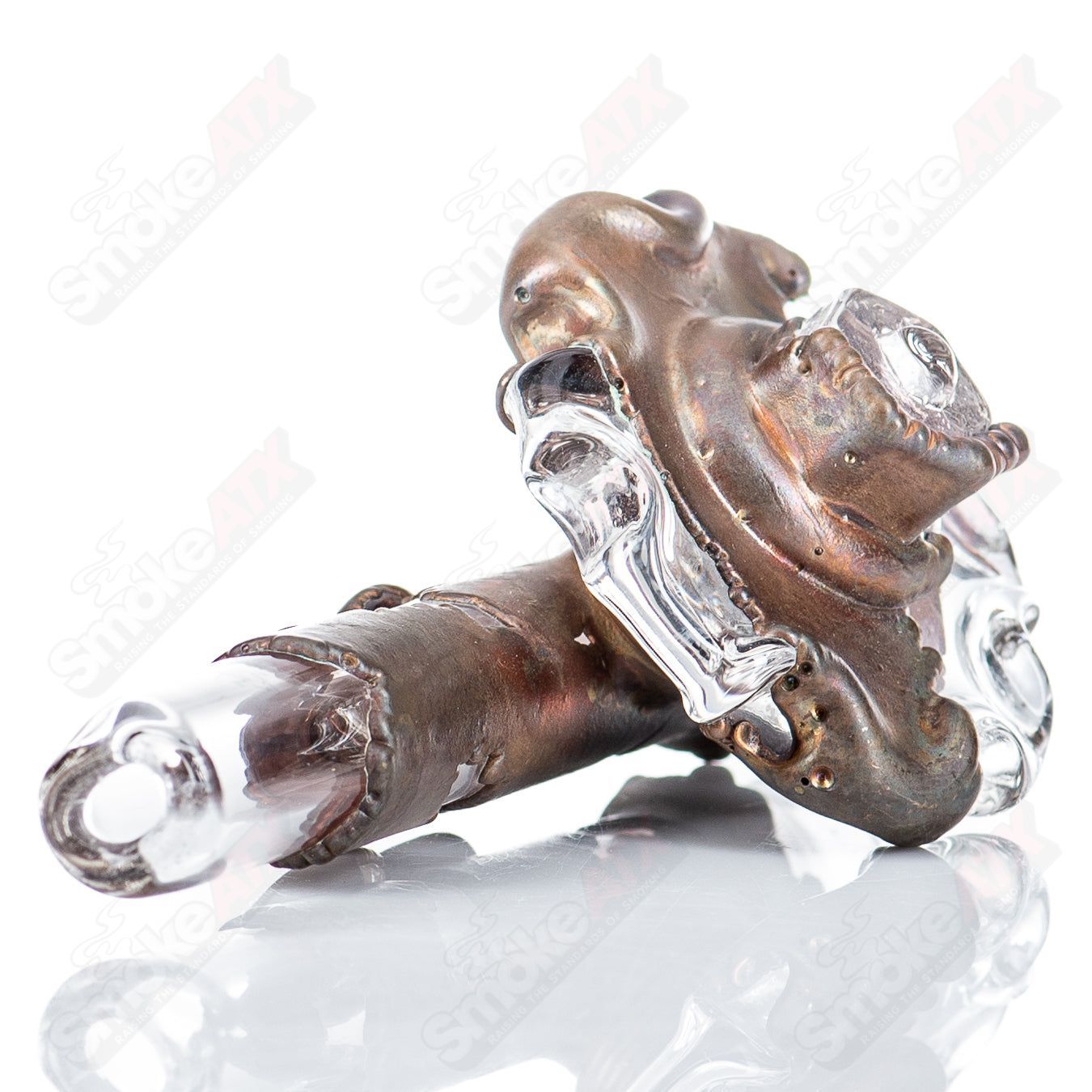 2 Electroformed Gear Chillum by Zack P x Snic - Smoke ATX