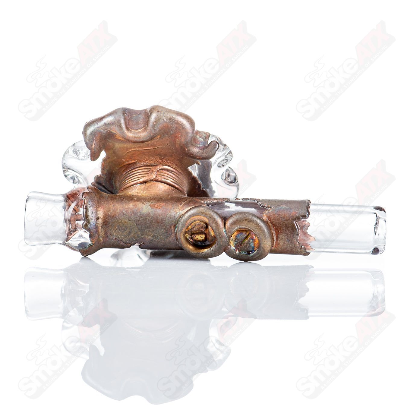 2 Electroformed Gear Chillum by Zack P x Snic - Smoke ATX