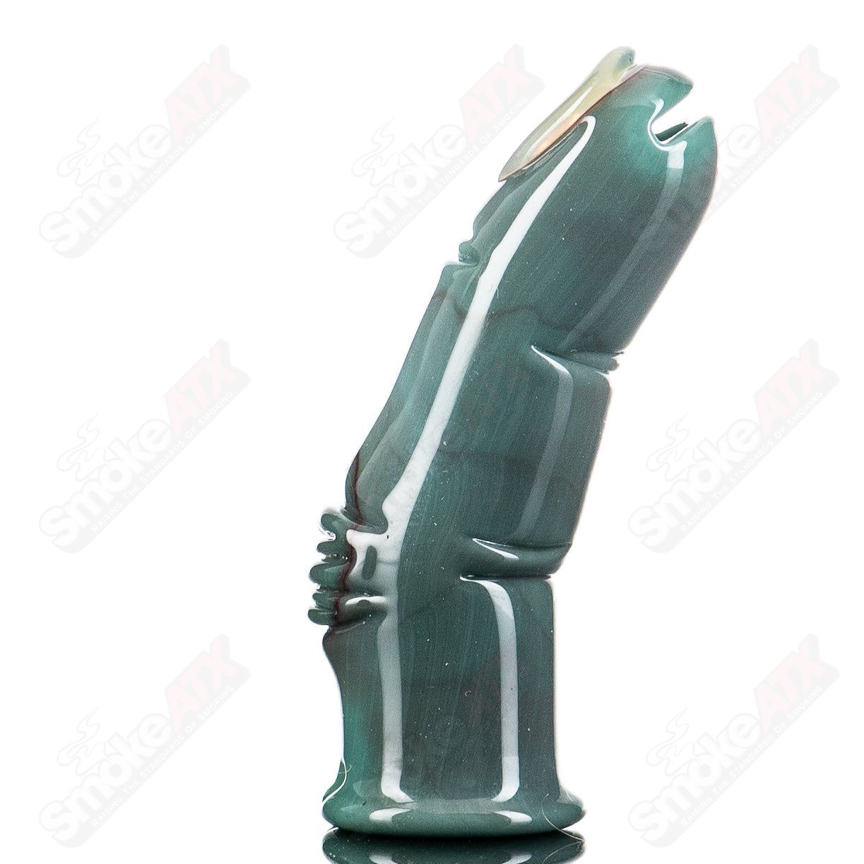 2 Finger Pivot Top Grime Glass - Smoke ATX