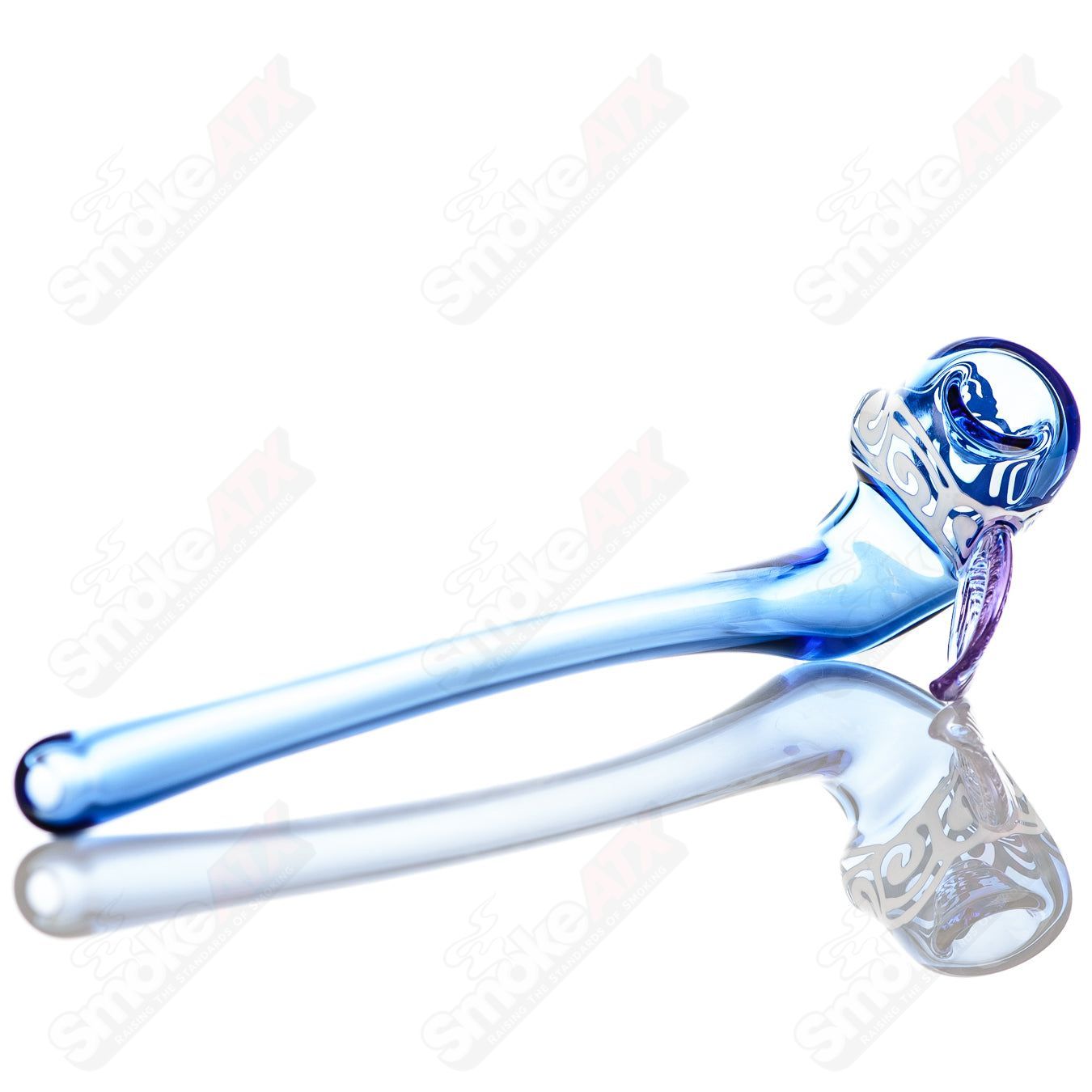 2 Full Gandalf Dry Pipe Logan Ryan Glass - Smoke ATX