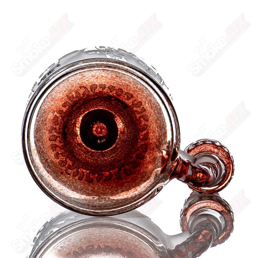 2 Image Blasted Tube by Long Island Glass - Smoke ATX